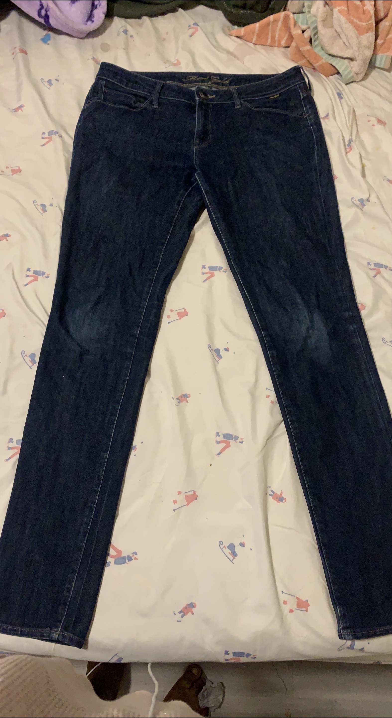 Mari gold  Wash Denim Jeans thumbnail