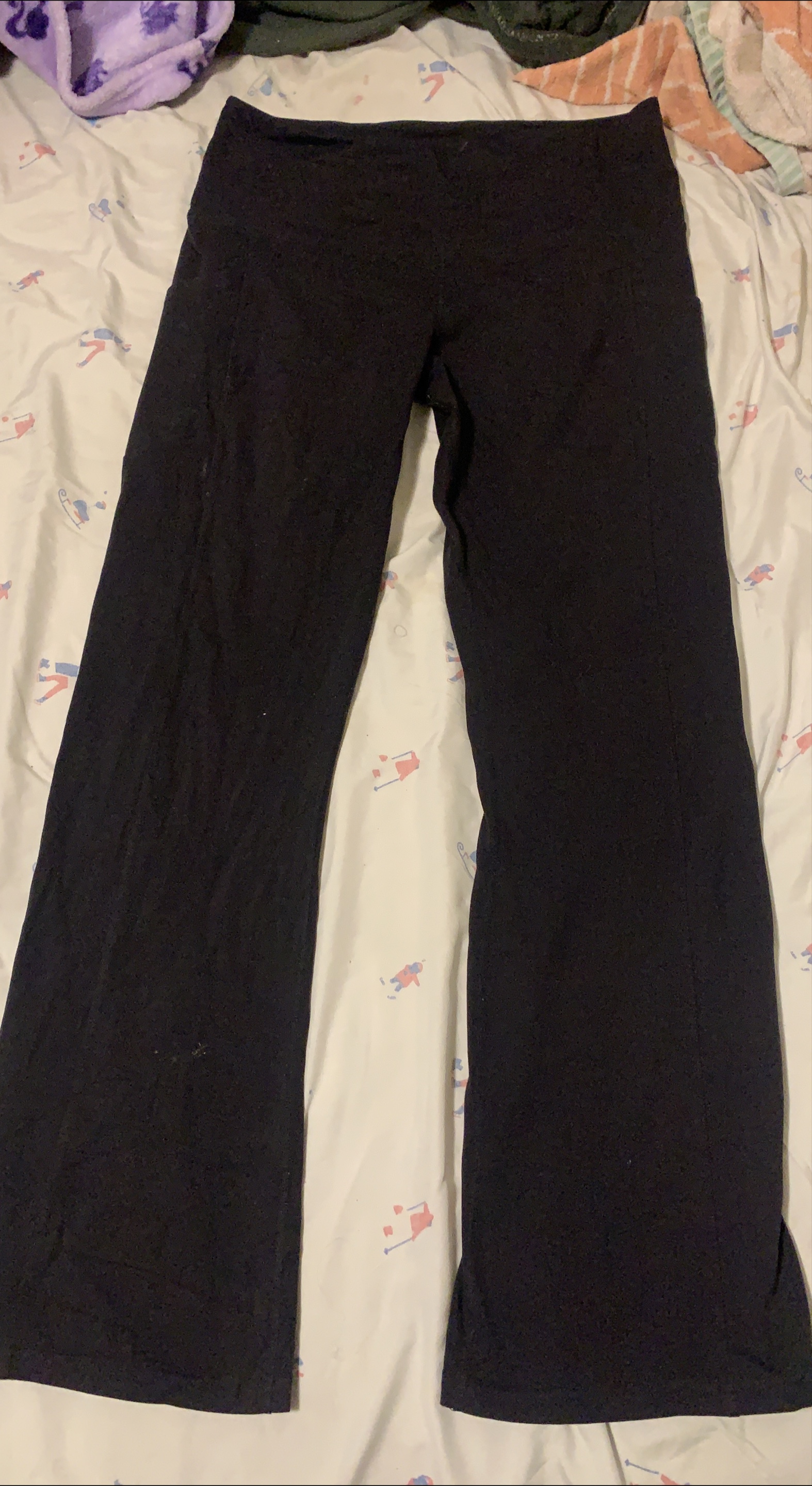 Tuff athletic  Black Yoga Pants thumbnail