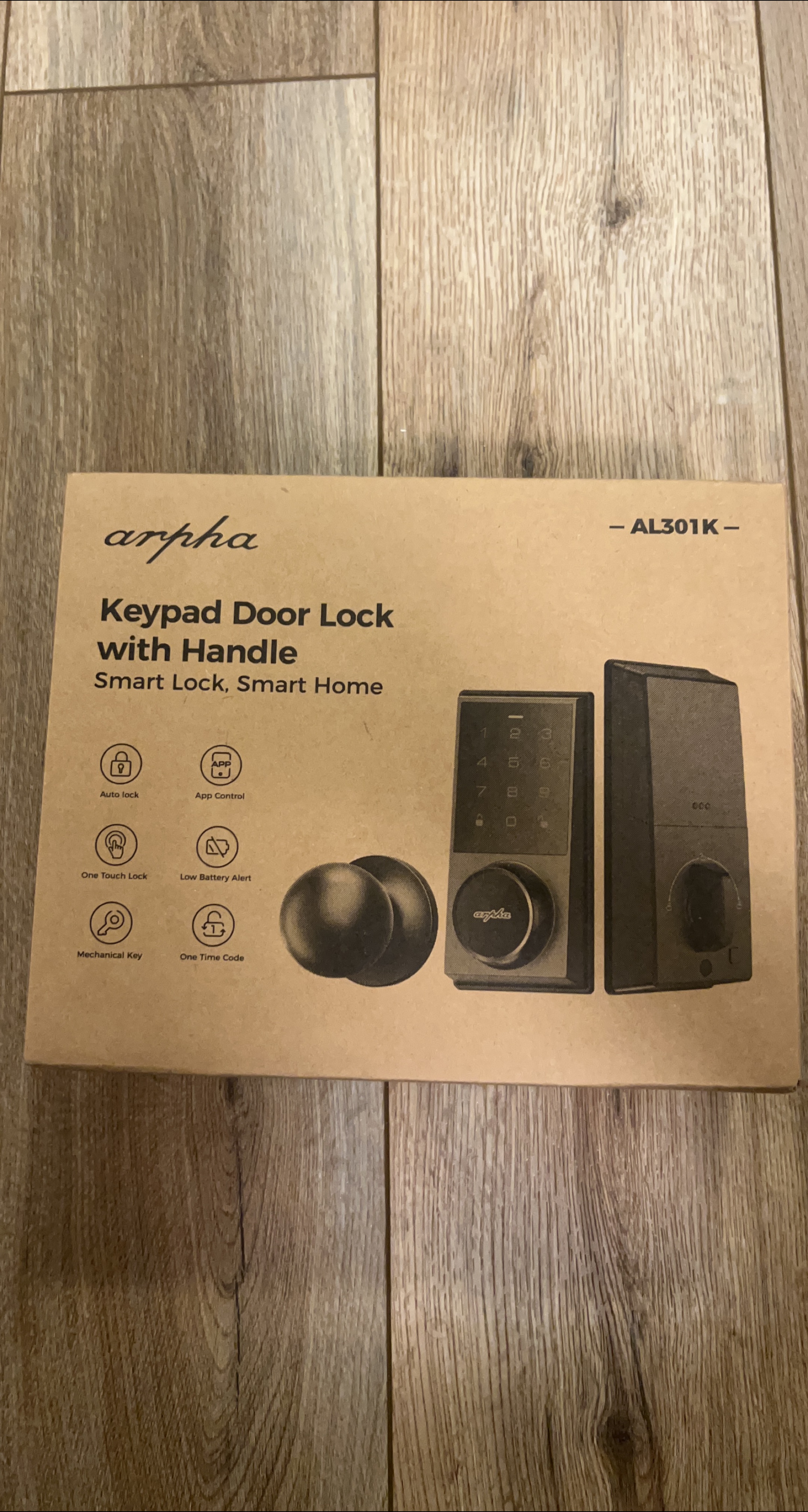 Arpha Keypad Door Lock with Handle - New in Box thumbnail