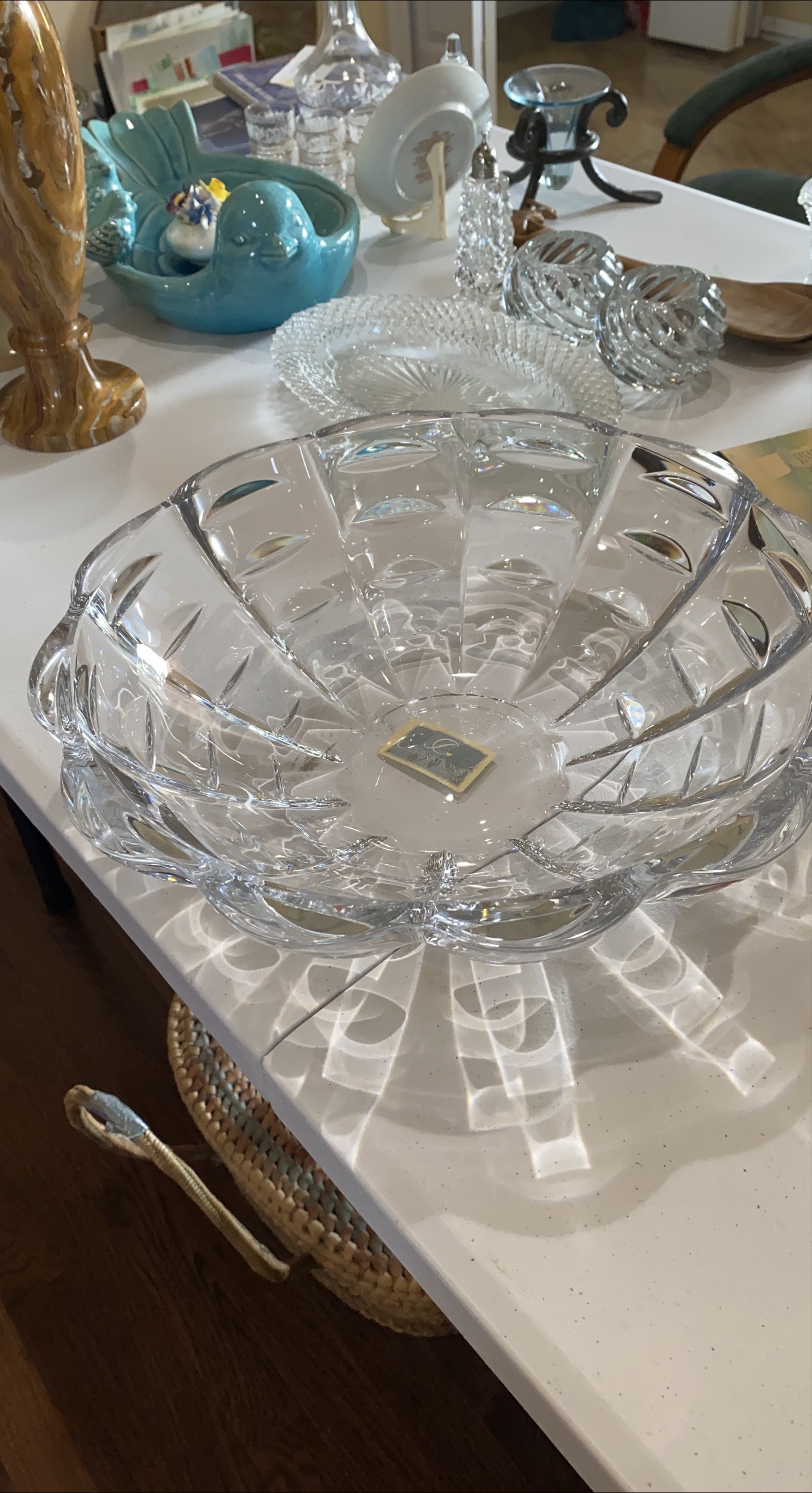 Celebrations by Mikasa Crystal Bowl thumbnail