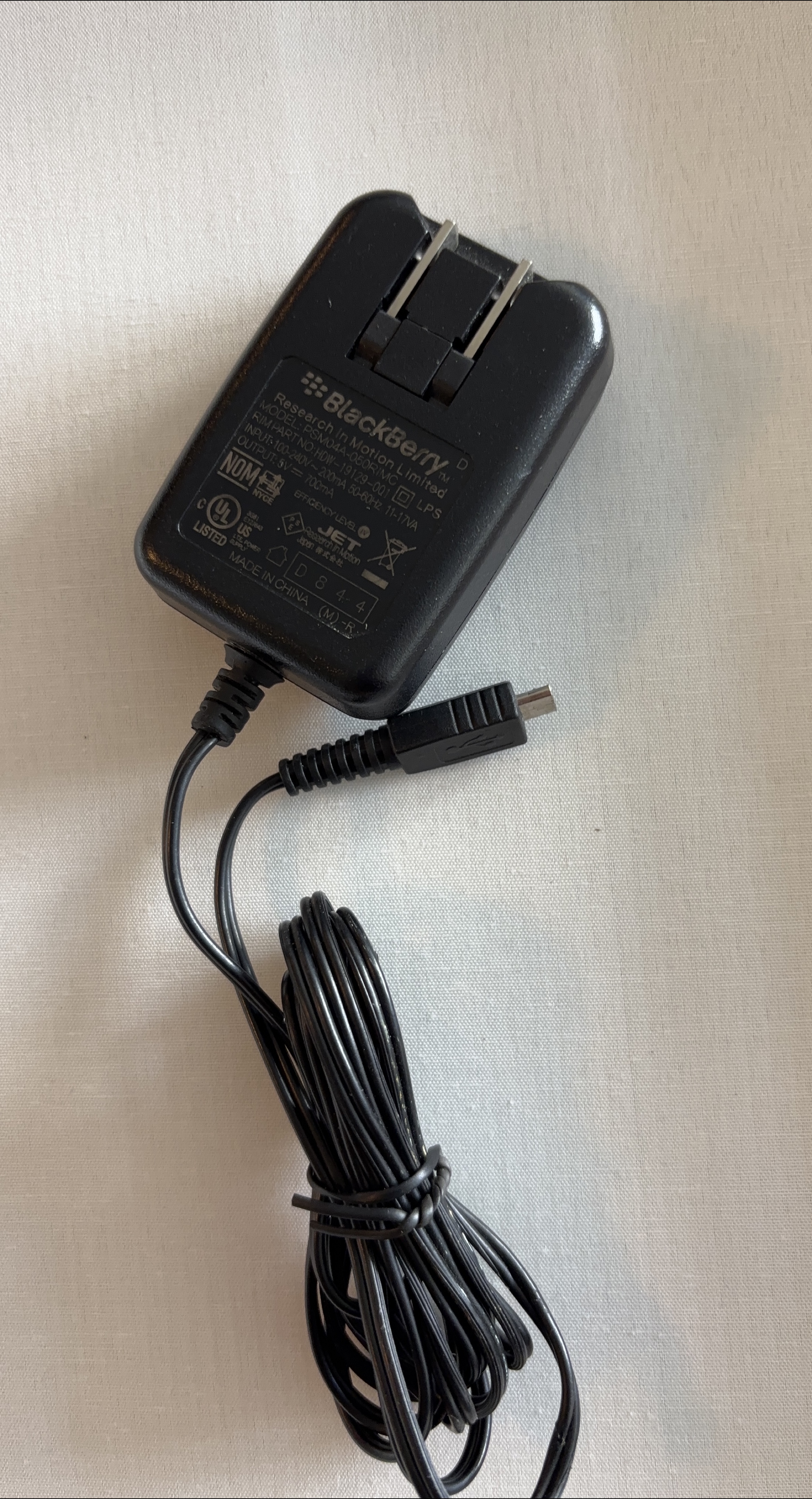 BlackBerry Charger PSM04A-050RIMC thumbnail