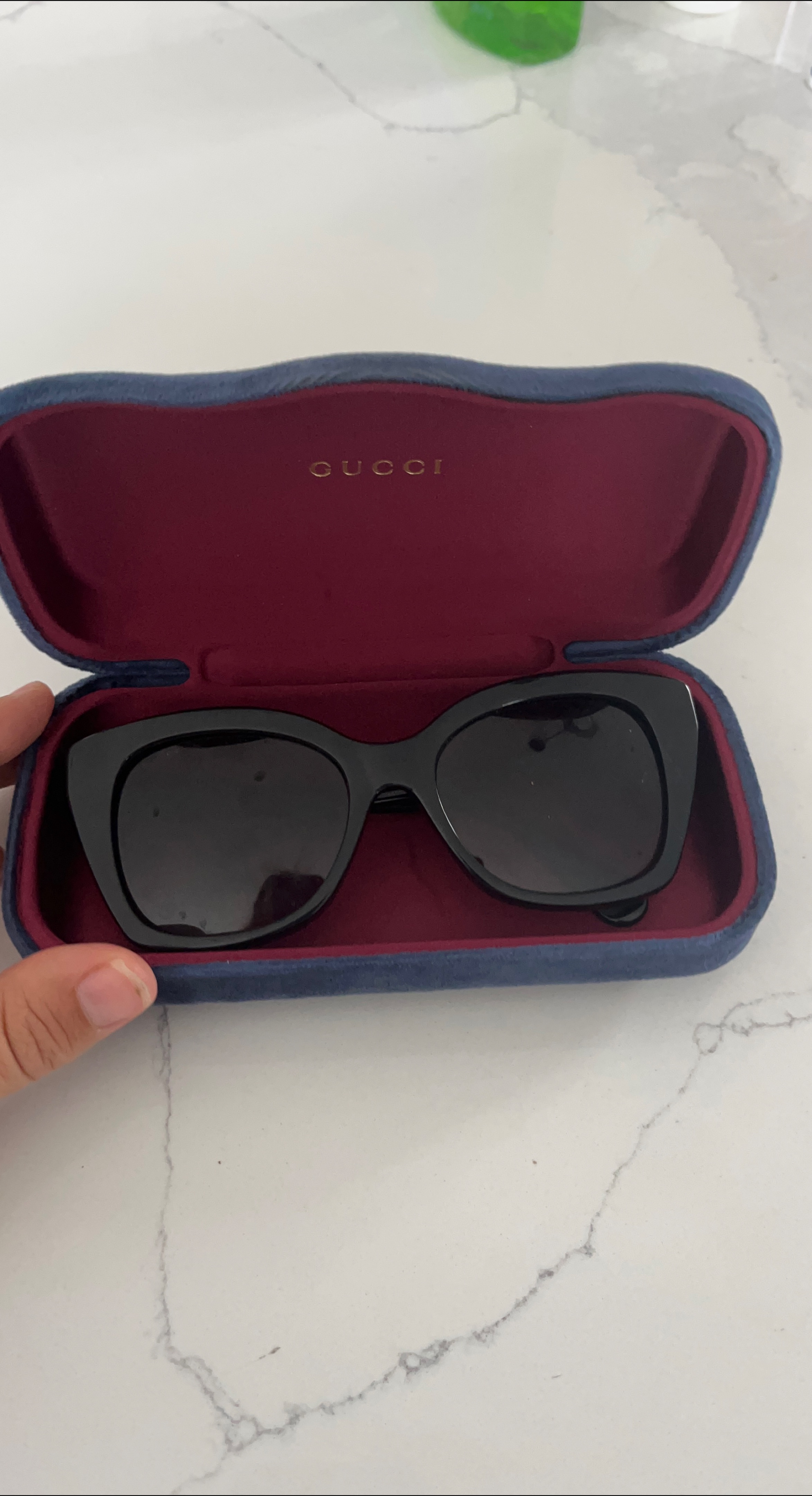 Gucci Black Sunglasses with Case thumbnail