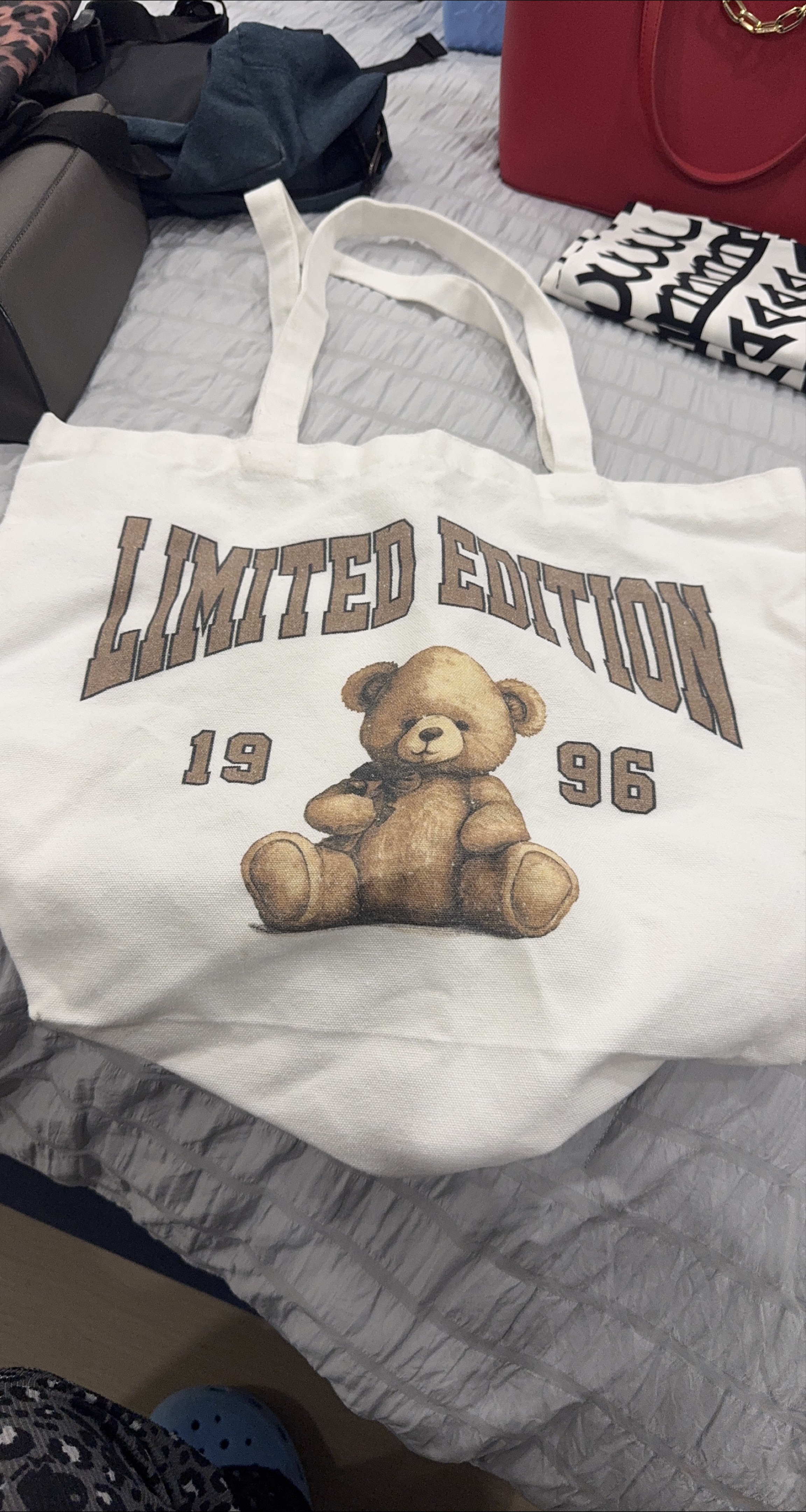 Limited Edition Teddy Bear Tote Bag thumbnail