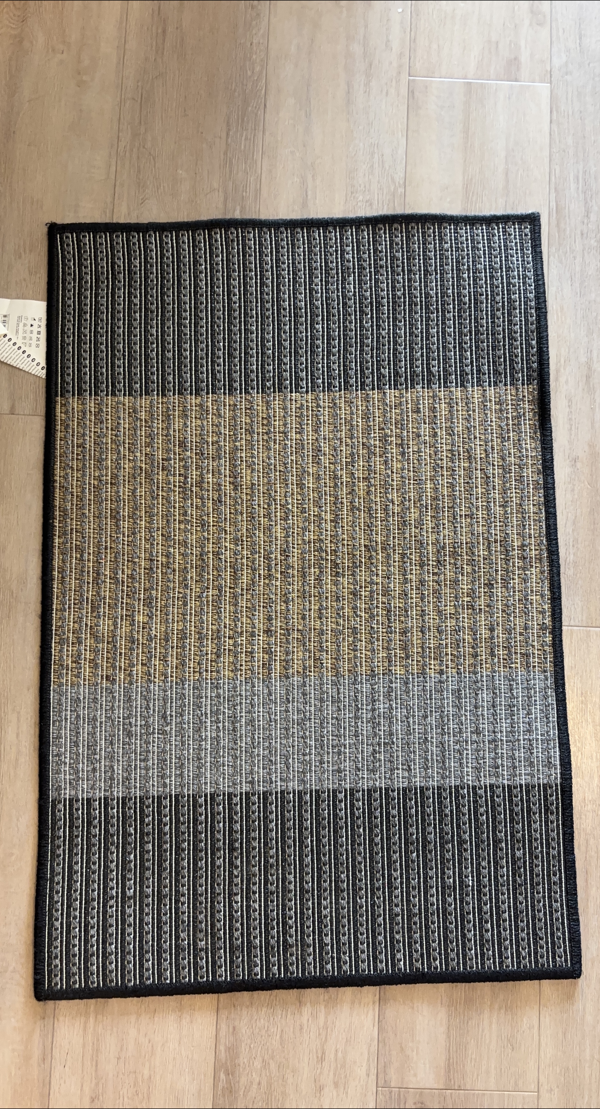 IKEA LYNDERUP Striped Accent Rug thumbnail