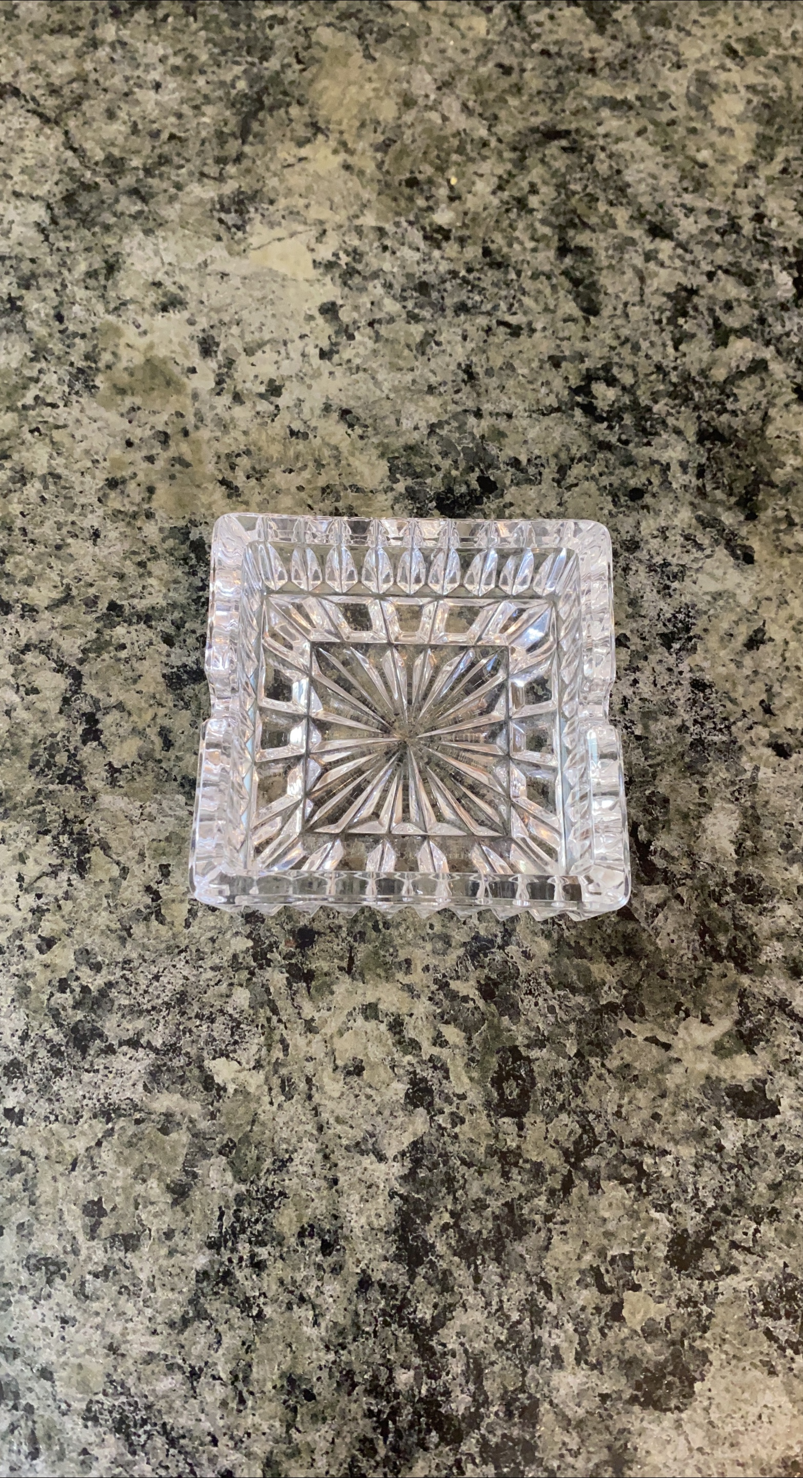 Crystal Glass Ashtray thumbnail