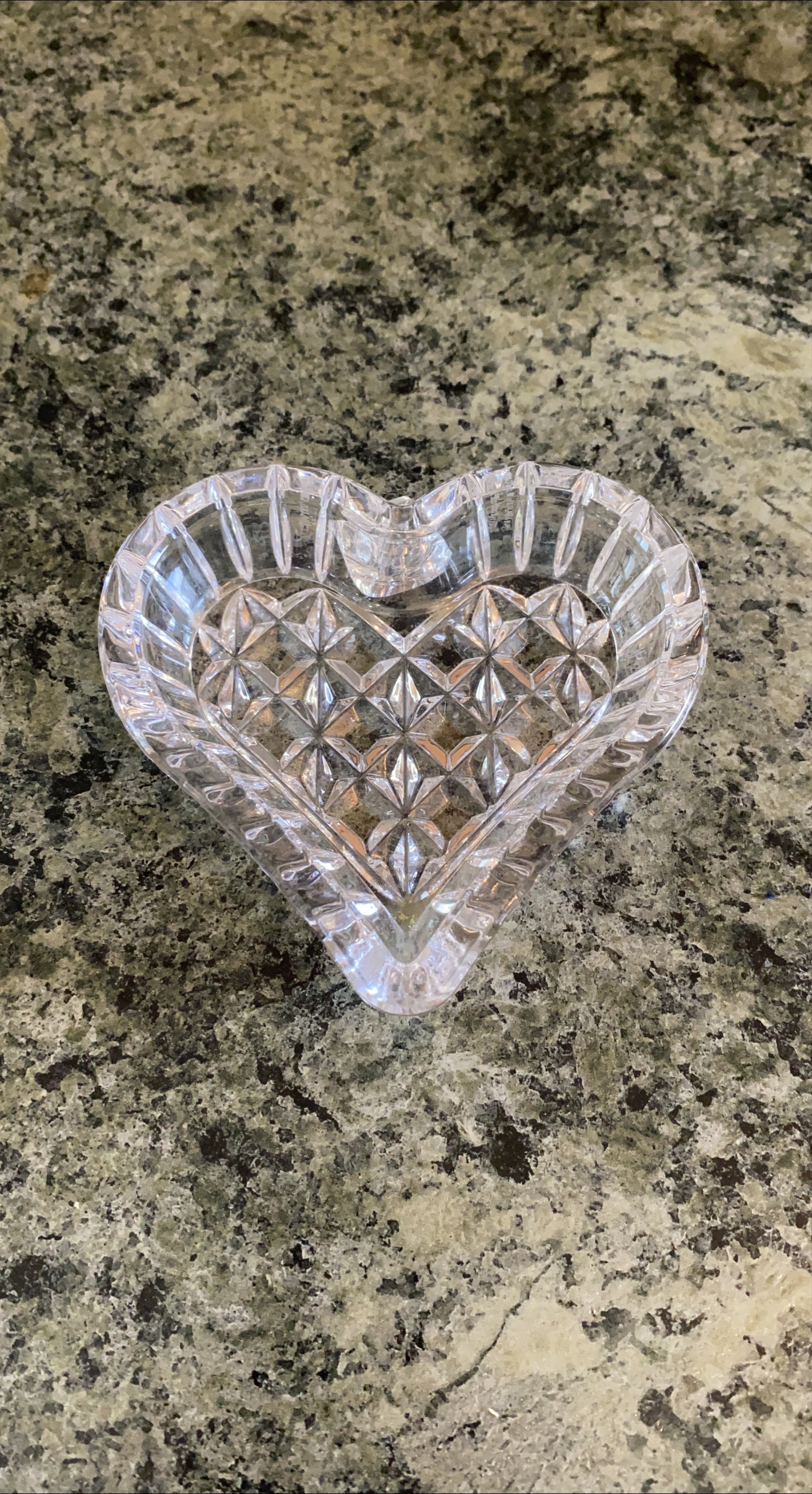 Crystal Heart-Shaped Trinket Dish thumbnail