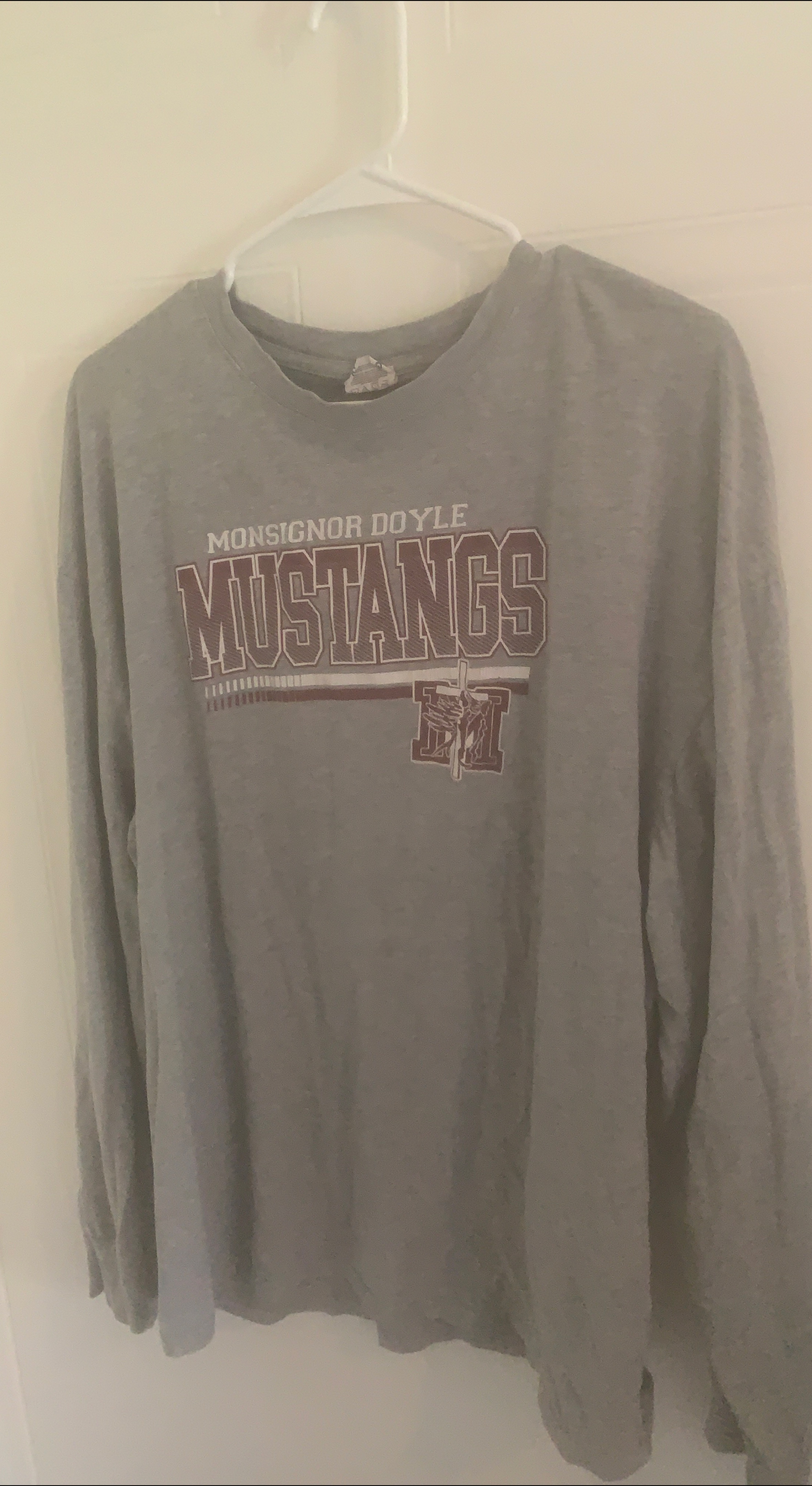 Monsignor Doyle Mustangs Long Sleeve Shirt thumbnail