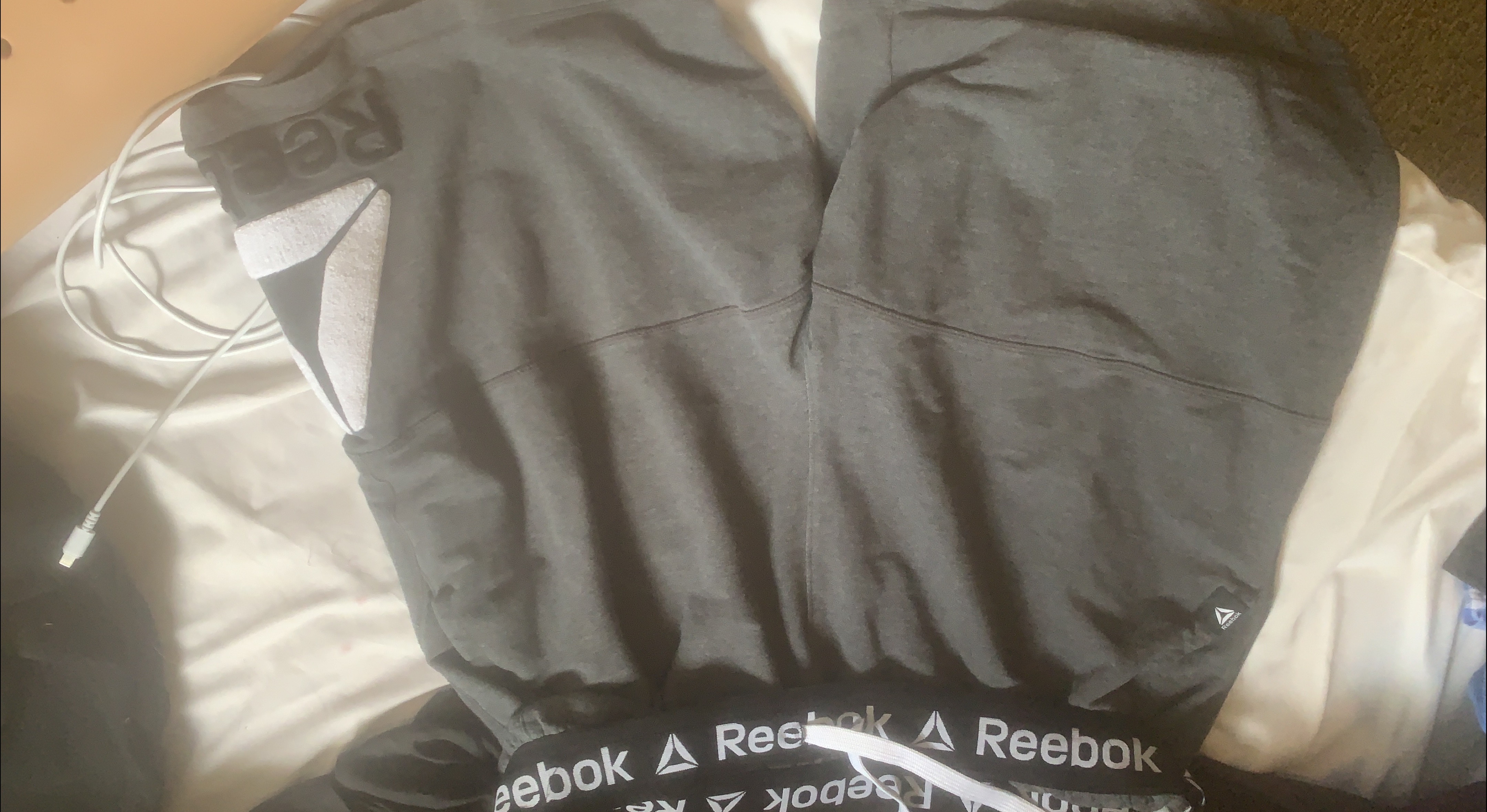 Reebok Gray Jogger Pants thumbnail