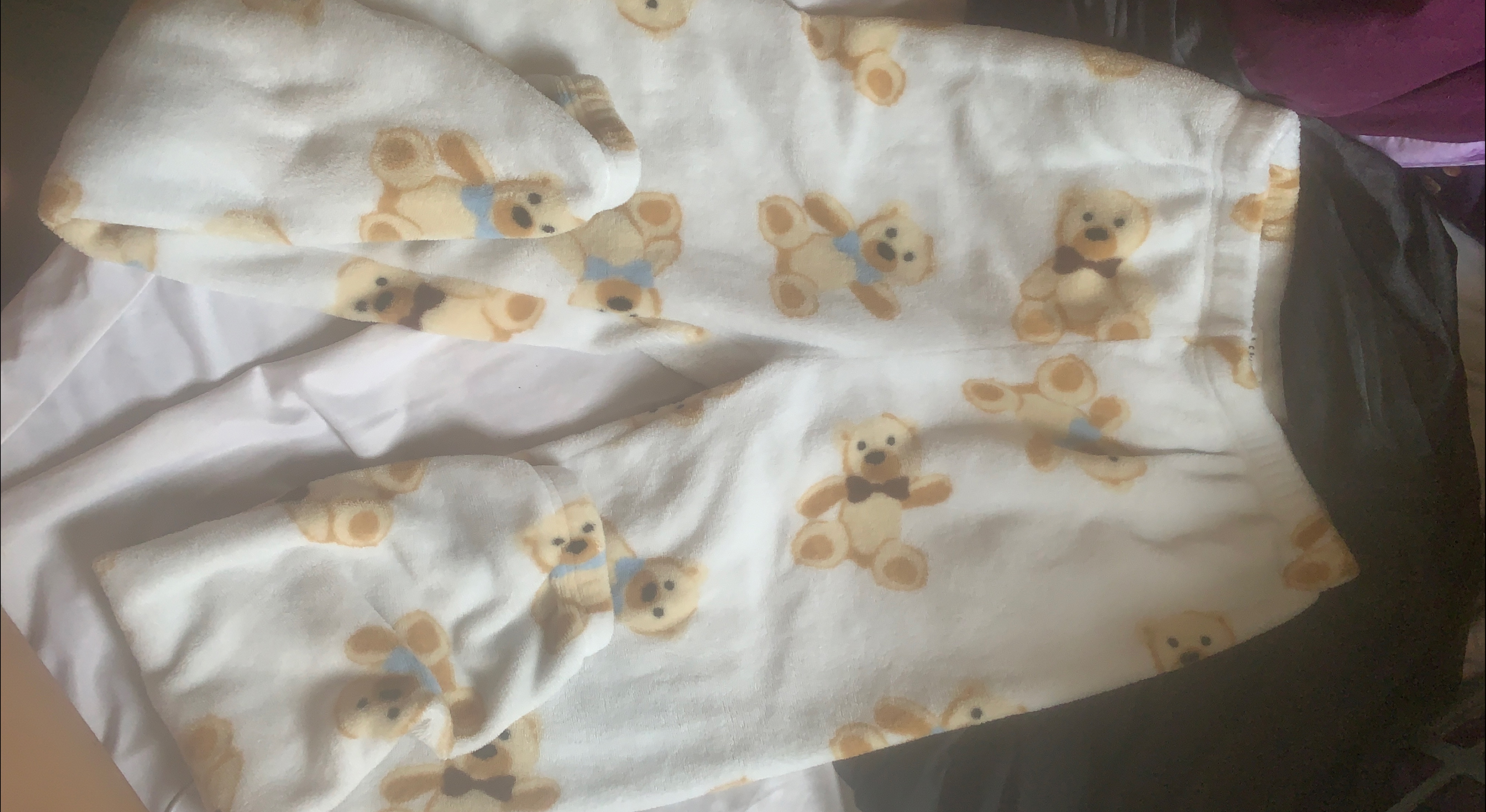 Teddy Bear Print Pajama Pants thumbnail