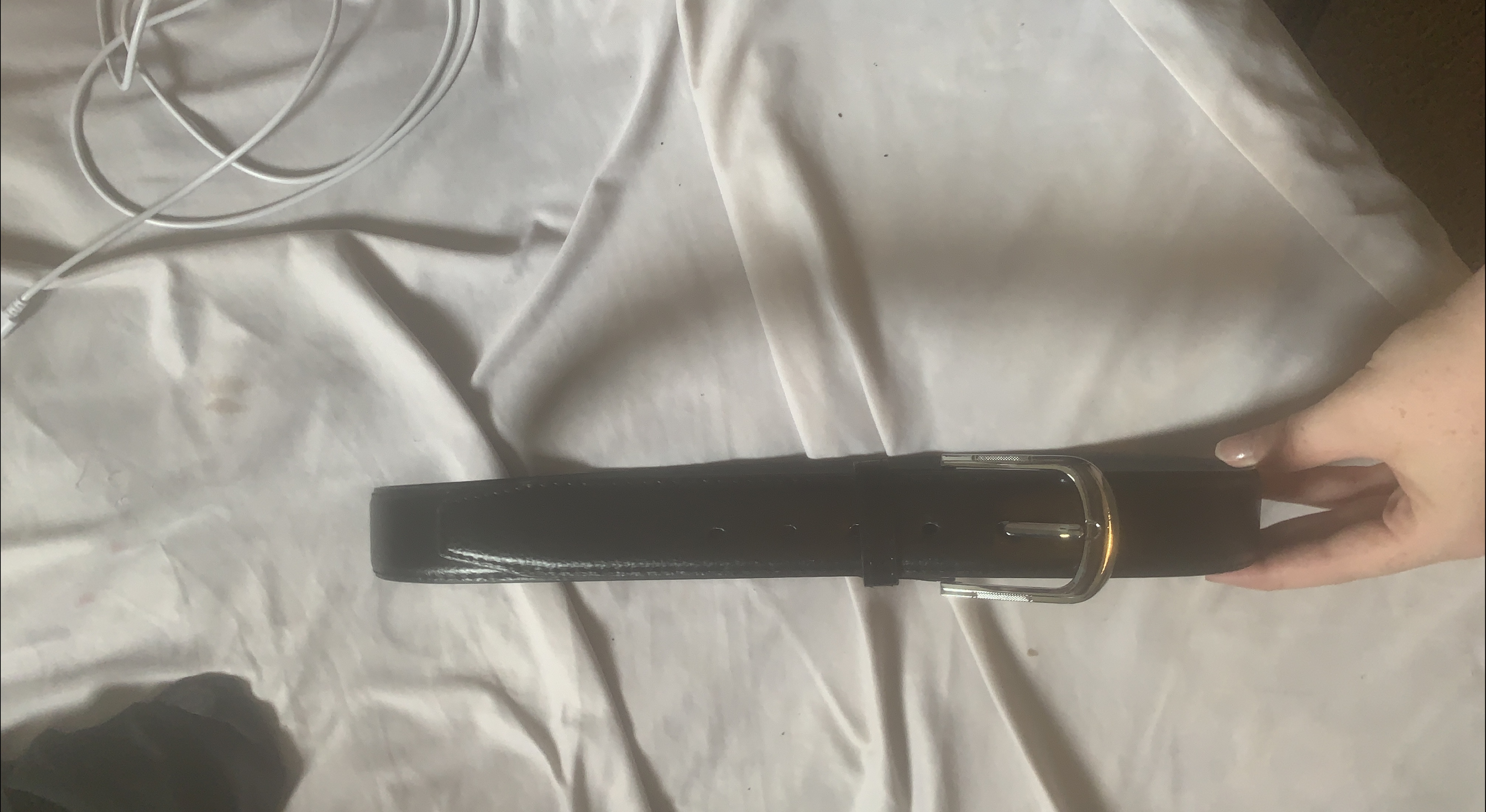 Black Leather Belt thumbnail