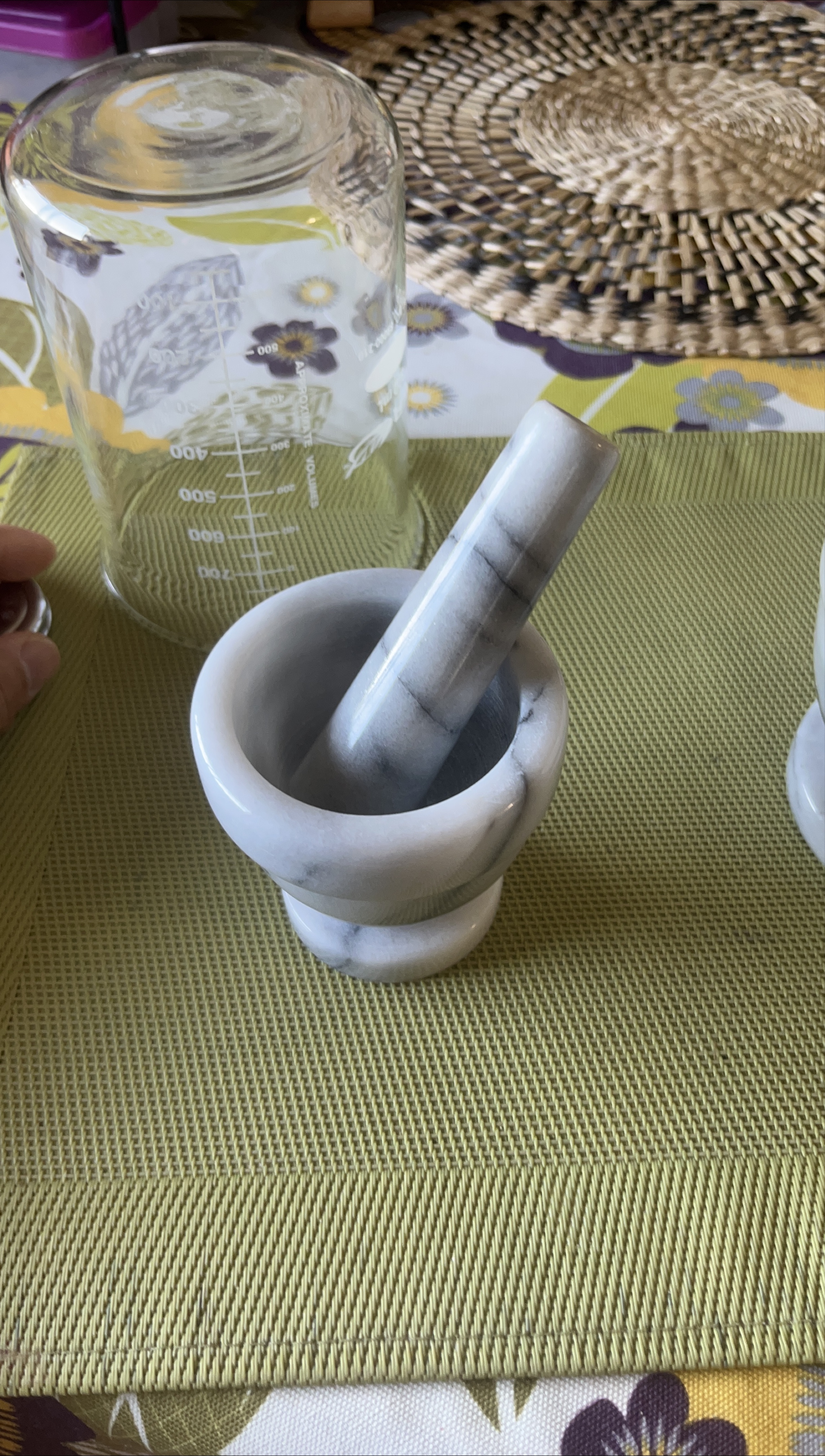 Marble Mortar and Pestle Set thumbnail