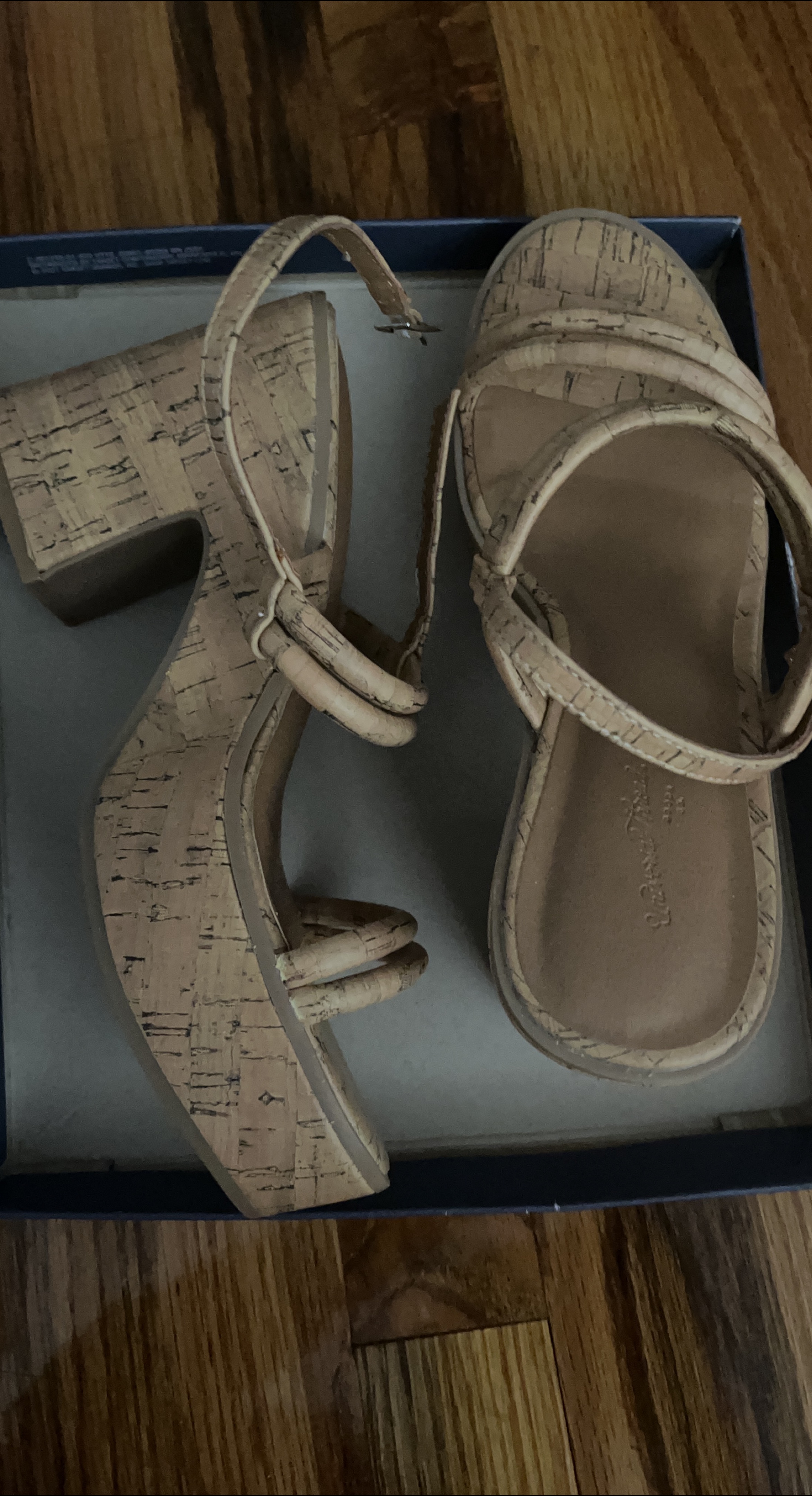 Universal Thread Cork Platform Sandals thumbnail