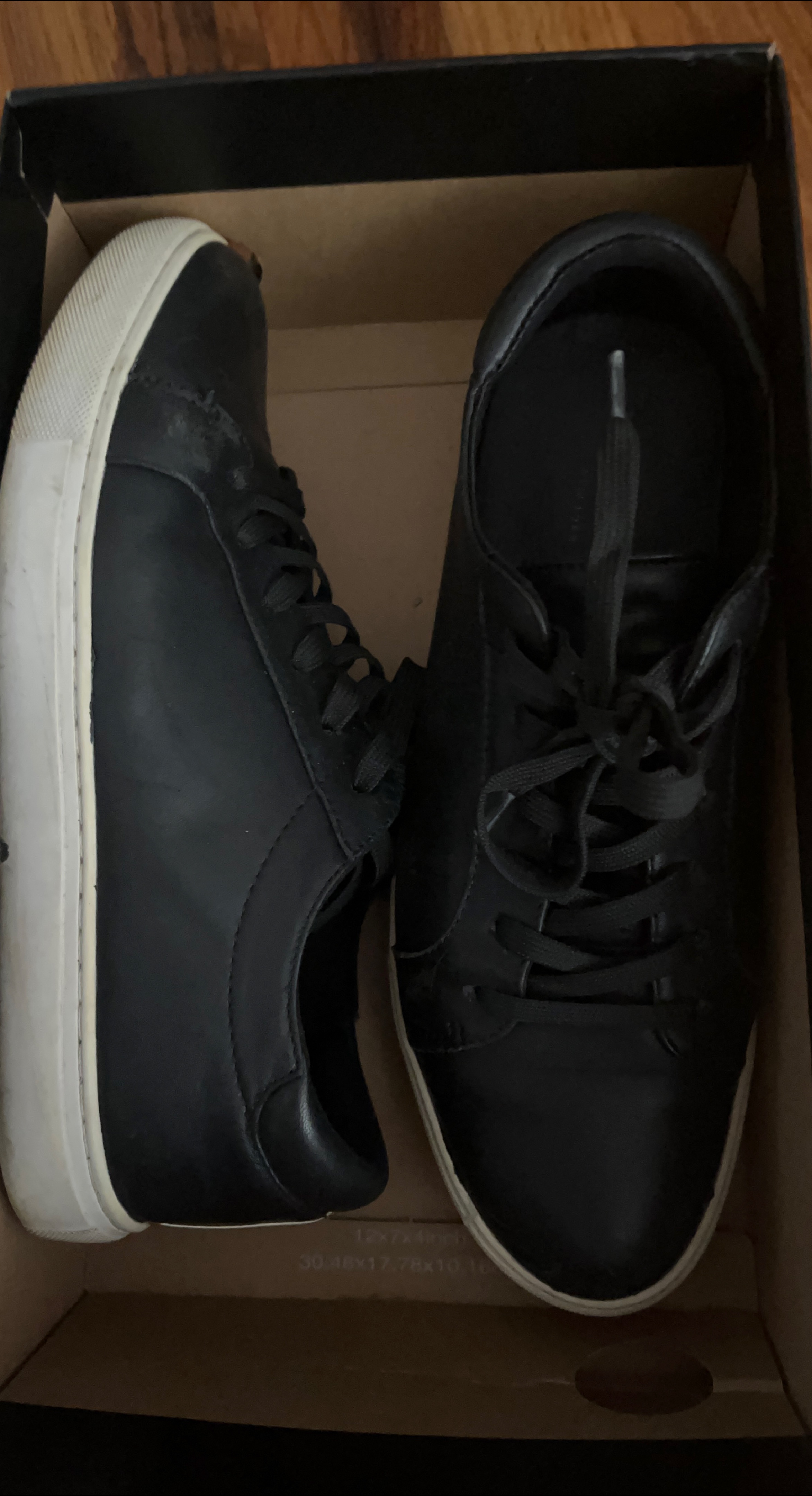 Black Leather Sneakers thumbnail