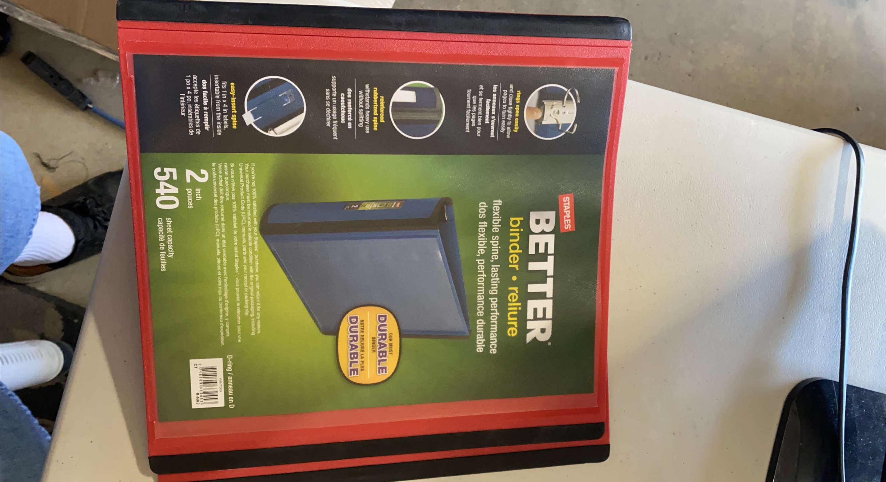 Staples Better Binder 2-inch - Durable & Reliable thumbnail
