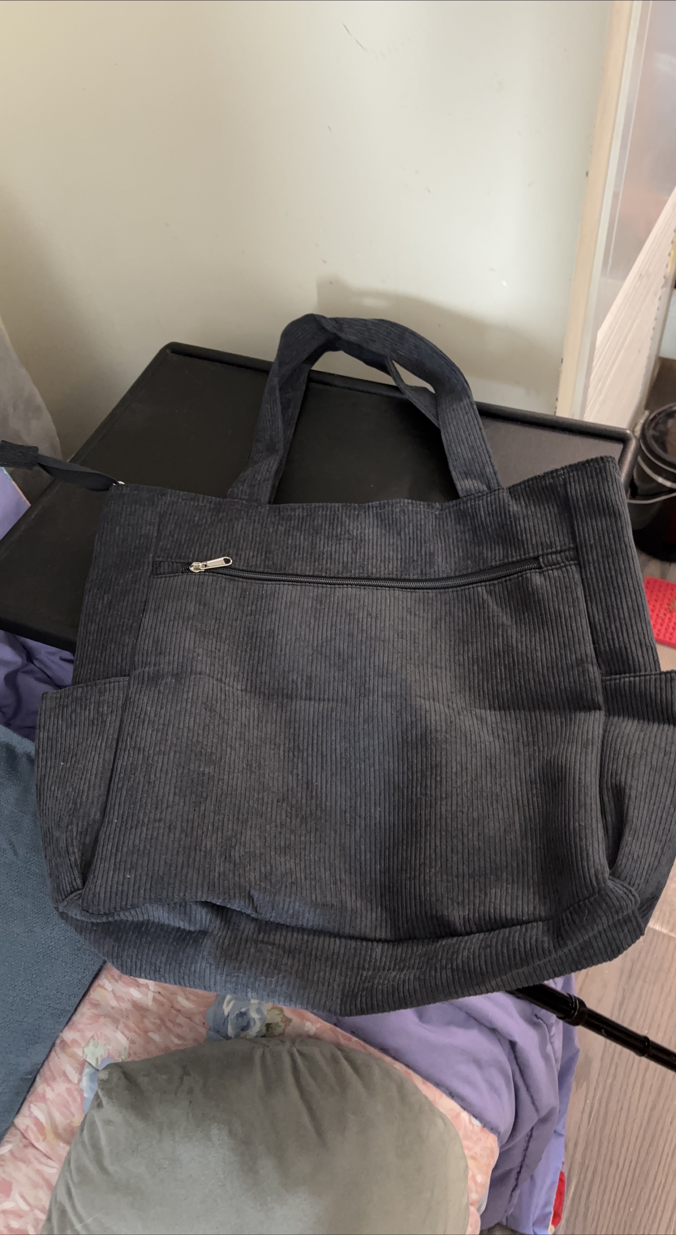 Corduroy Tote Bag - Great Condition! thumbnail