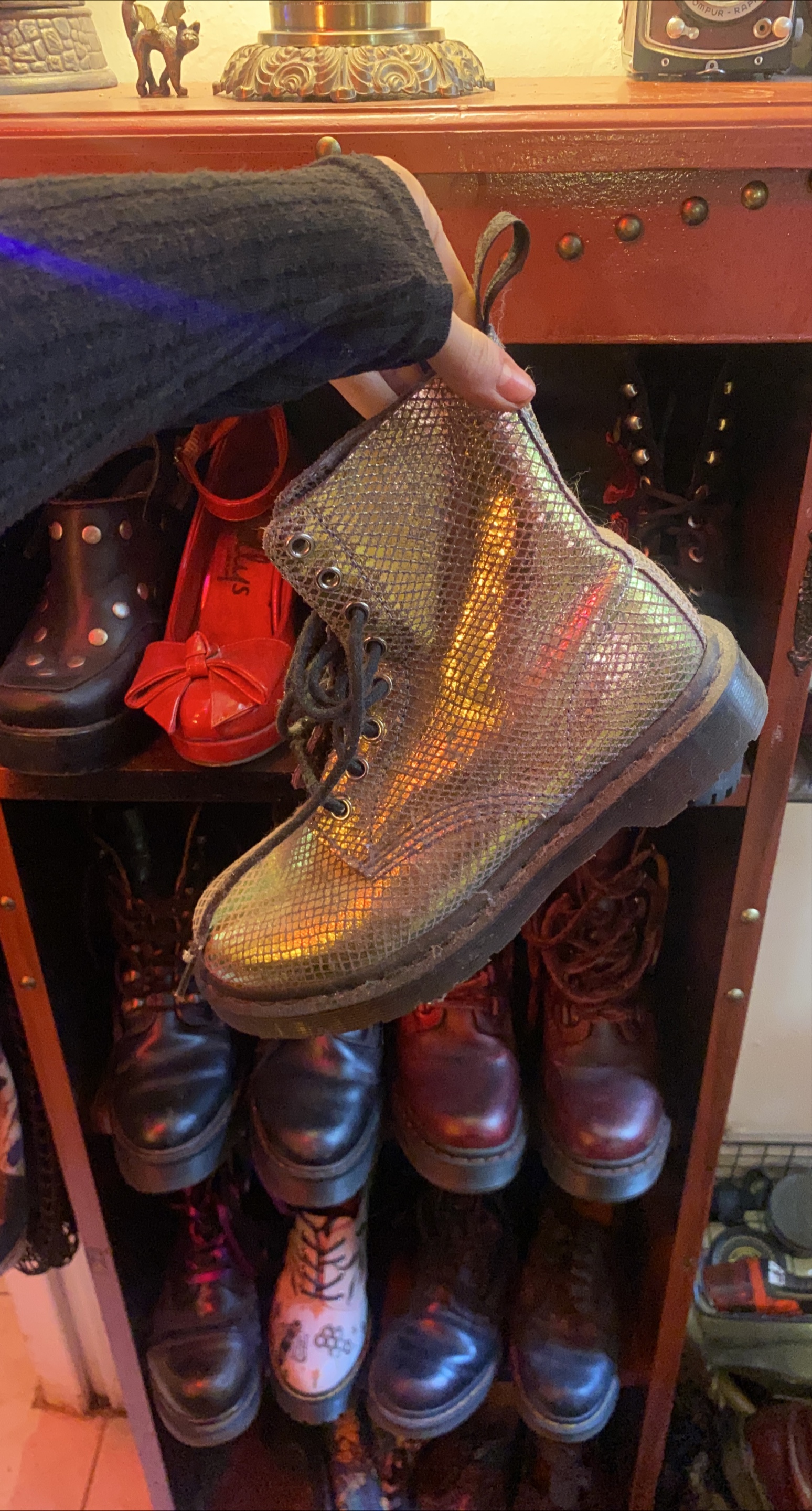 Dr. Martens Metallic Boots