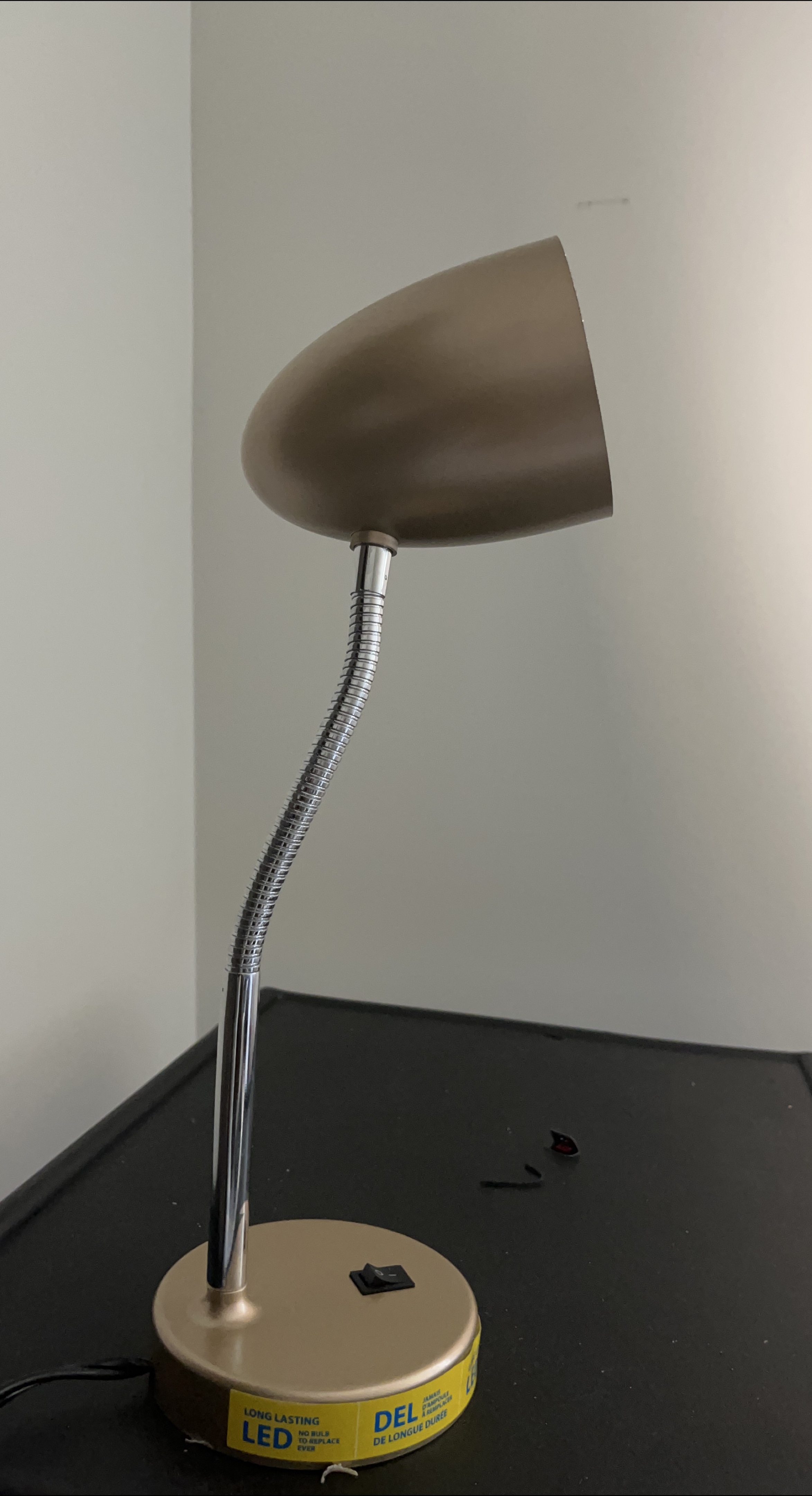 LED Desk Lamp with Flexible Gooseneck