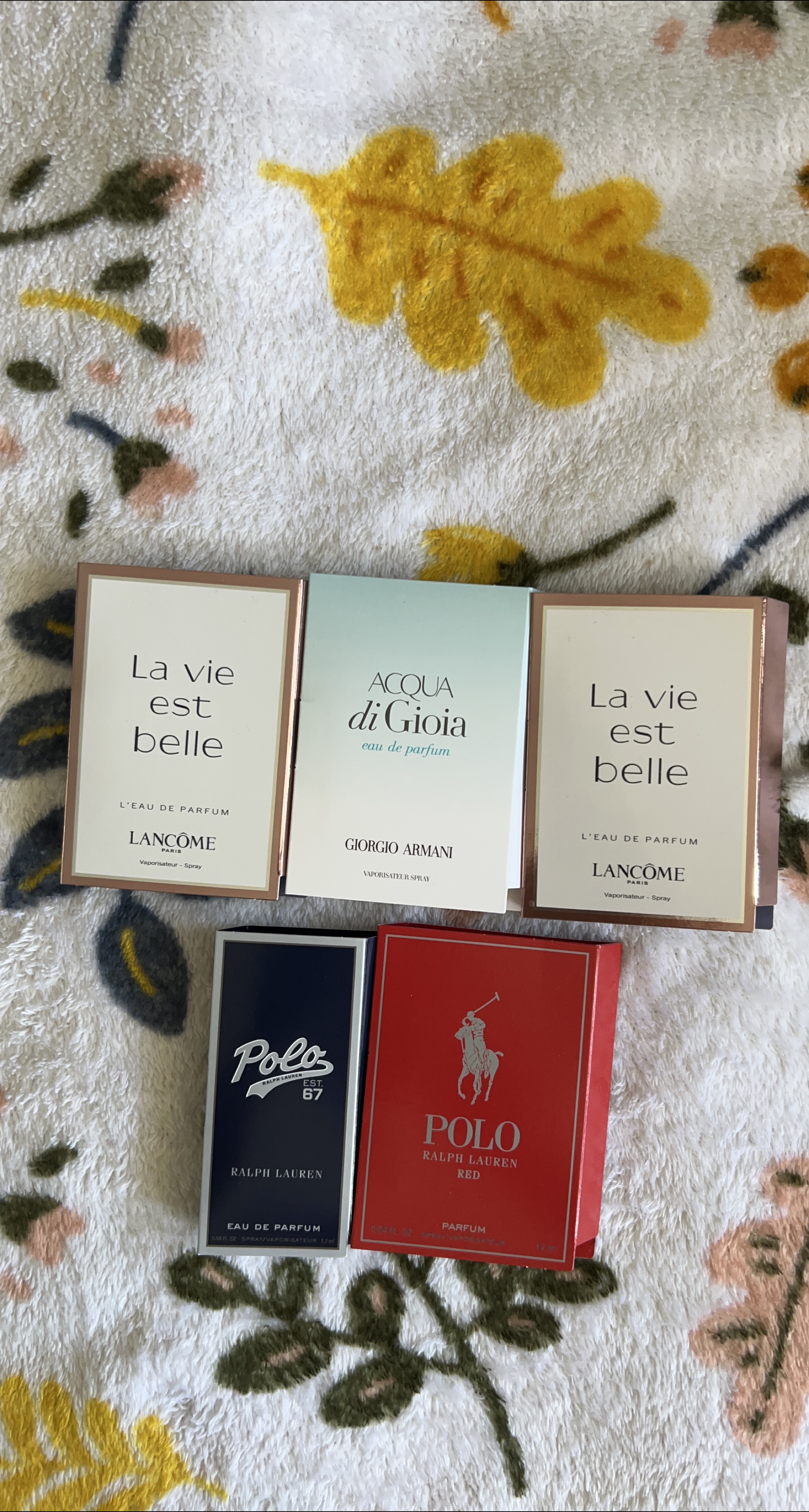 Lancome, Armani, Ralph Lauren Perfume Set thumbnail