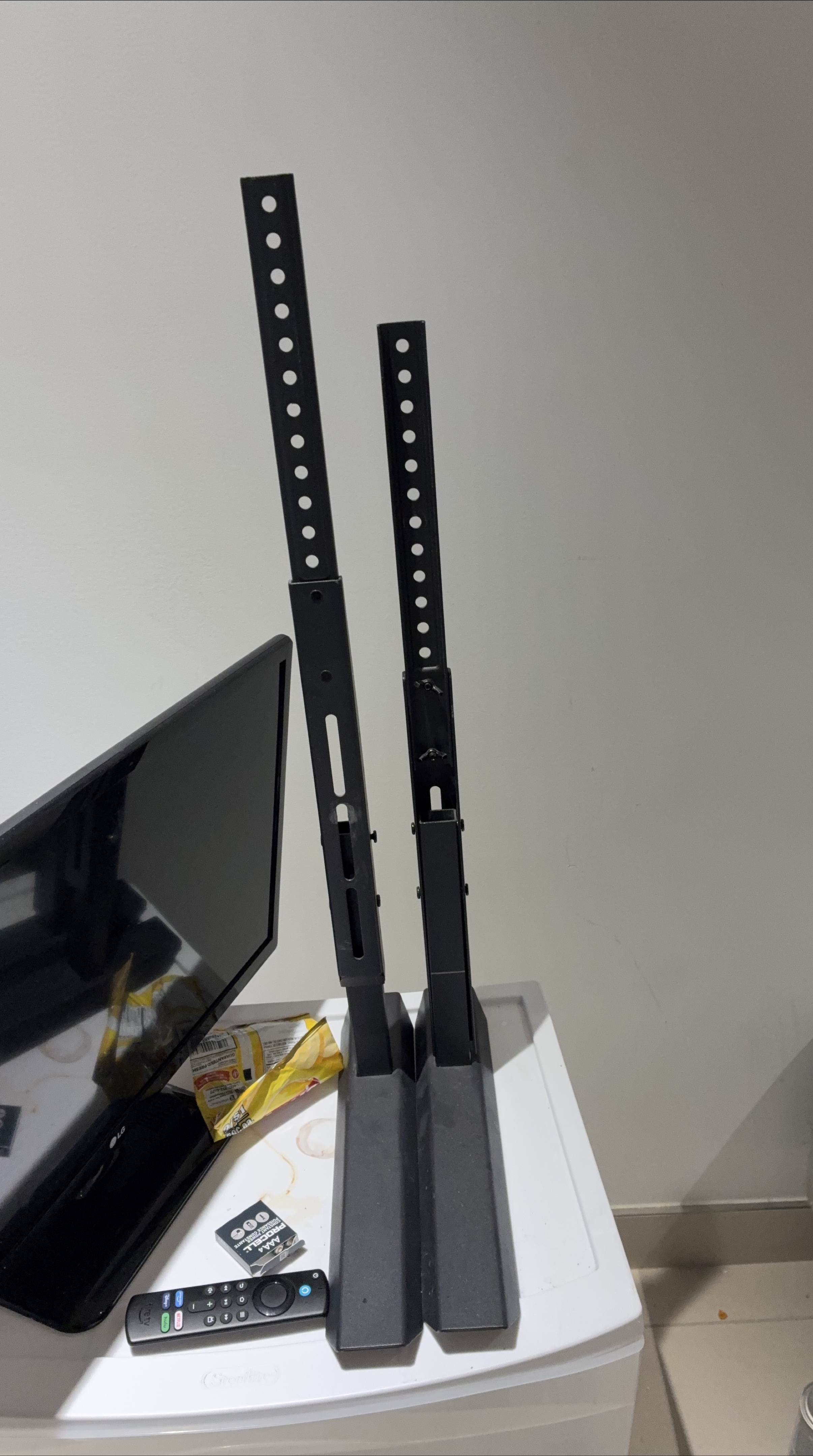 LG TV Stand Legs - Black thumbnail