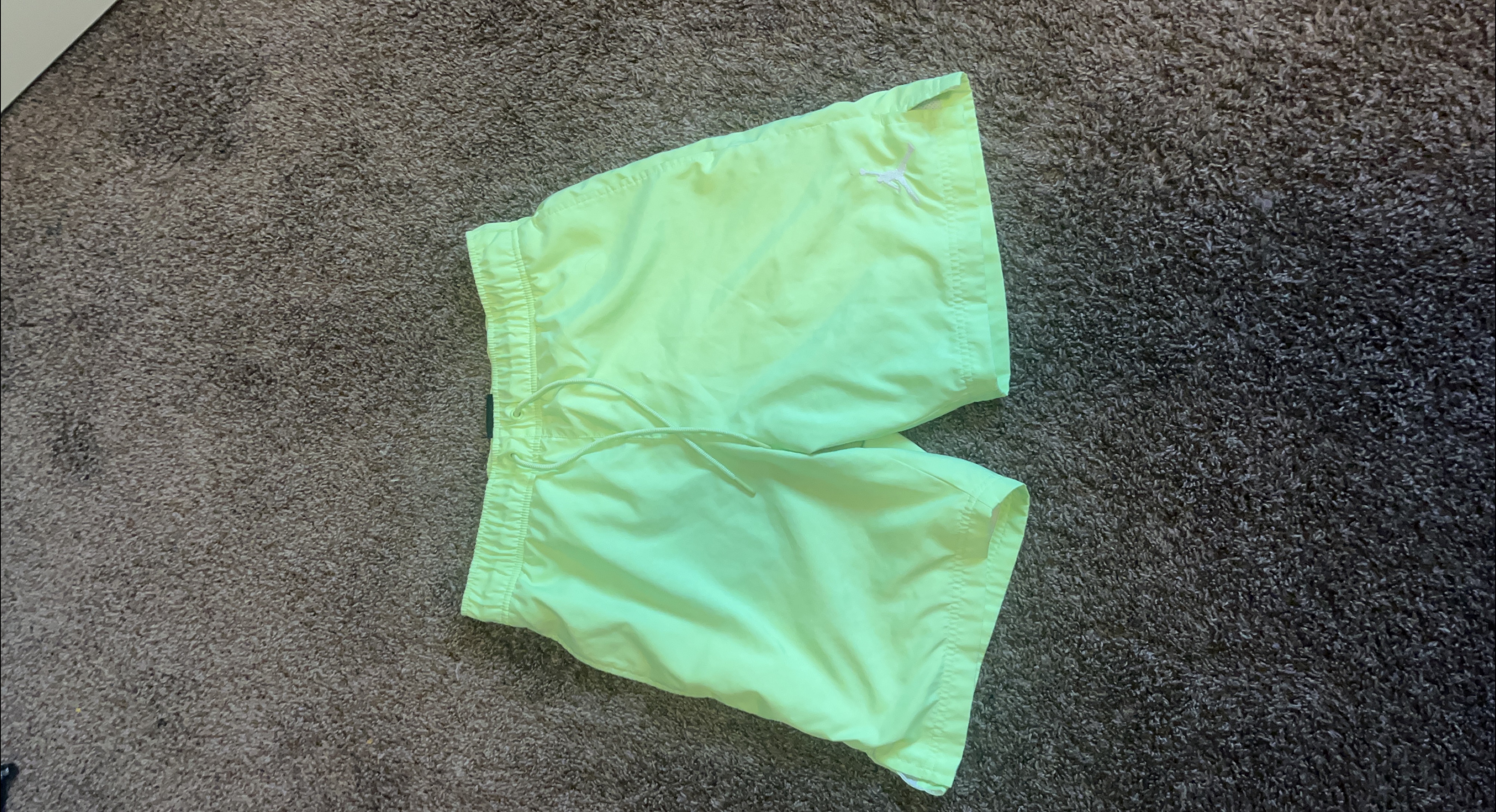 Jordan Neon Green Swim Shorts - Size XS thumbnail