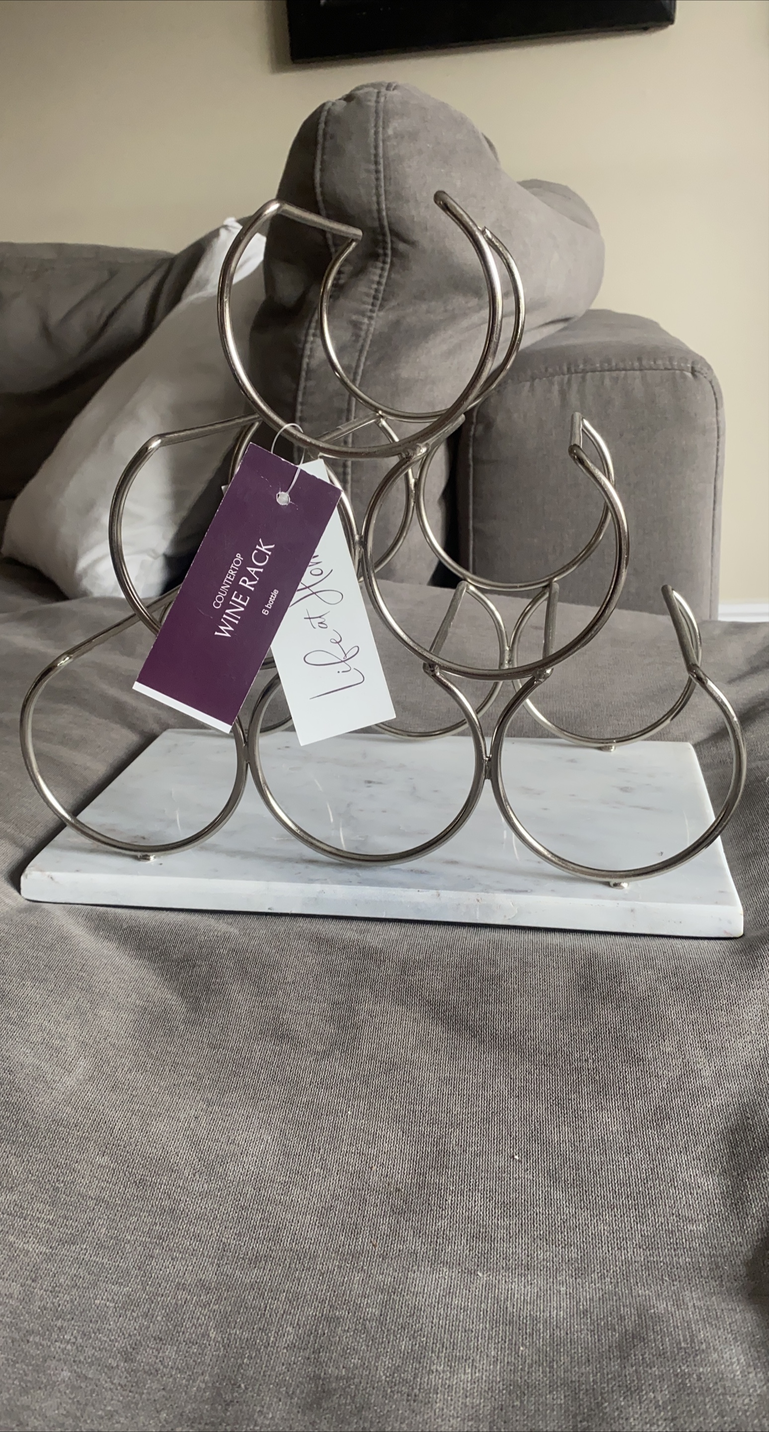 Countertop Wine Rack - 6 Bottle thumbnail