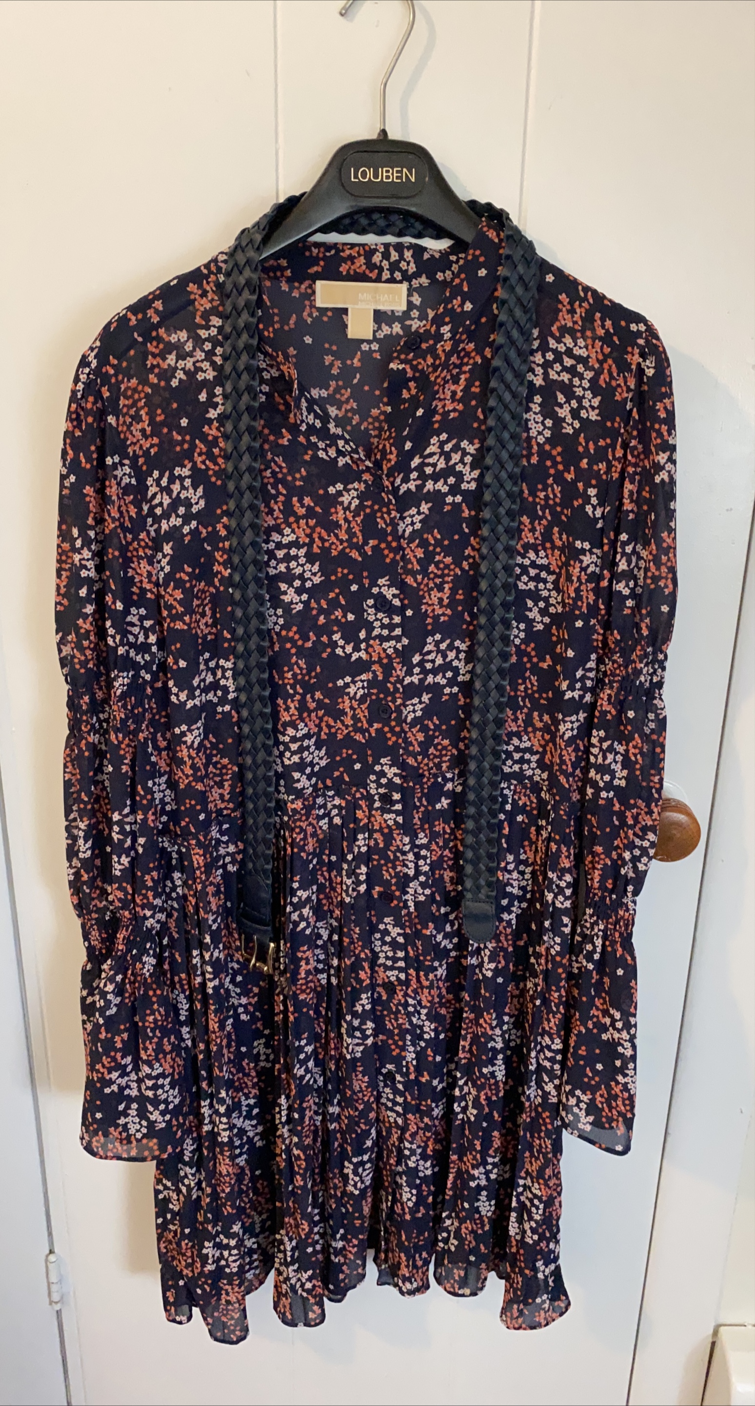 Michael Kors Floral Dress - Size L thumbnail
