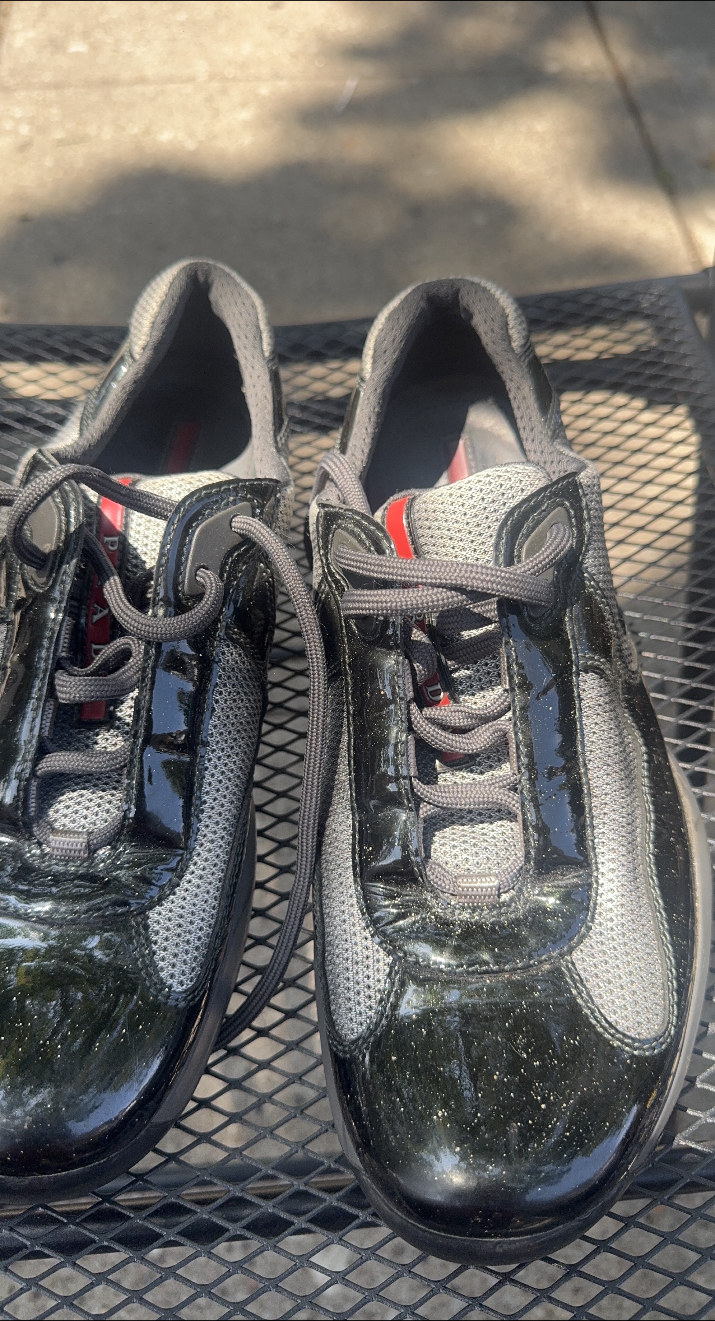 Prada Black & Gray Sneakers thumbnail