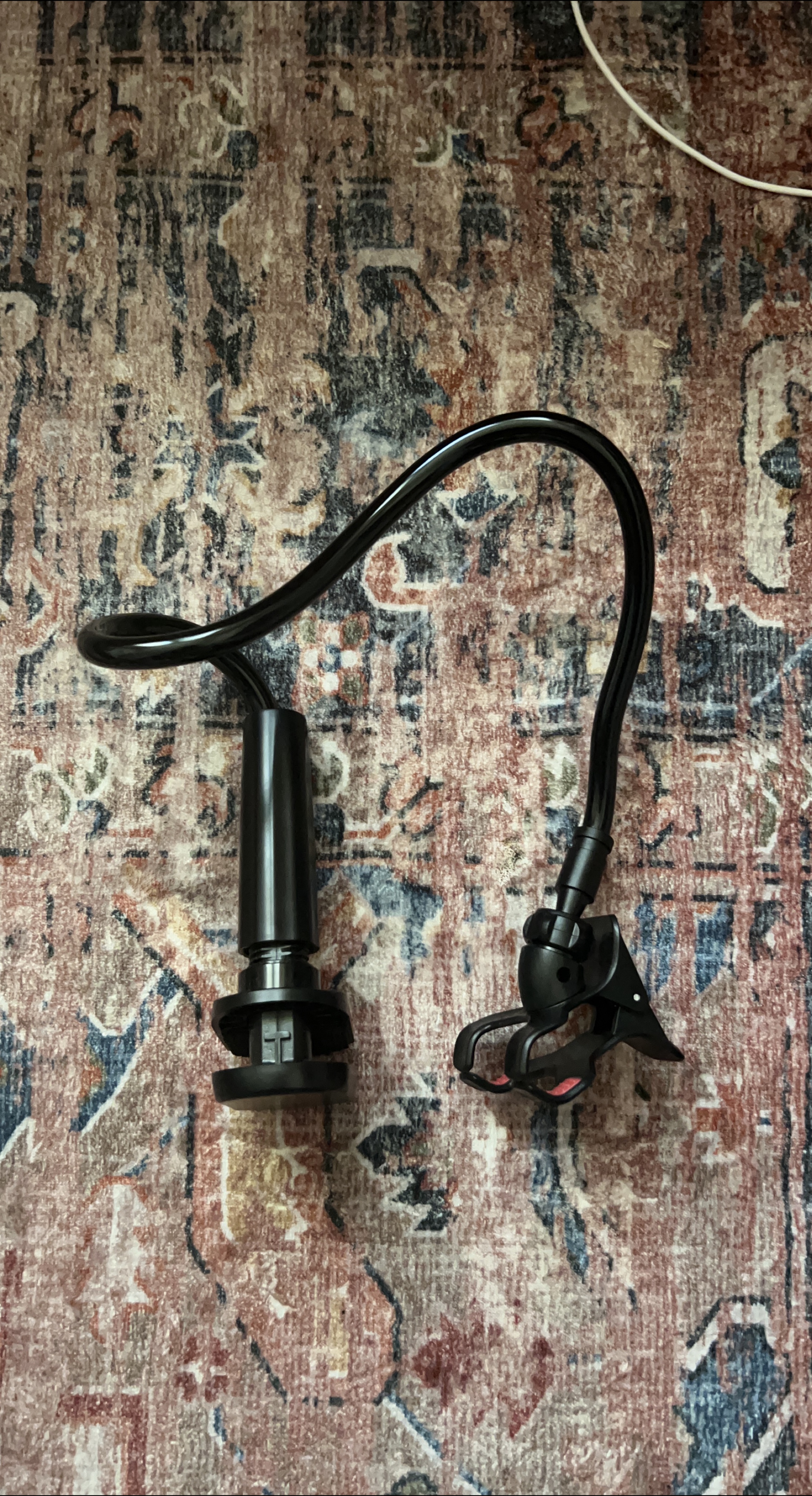 Lazy Bracket Long Arms Phone Holder - Black thumbnail