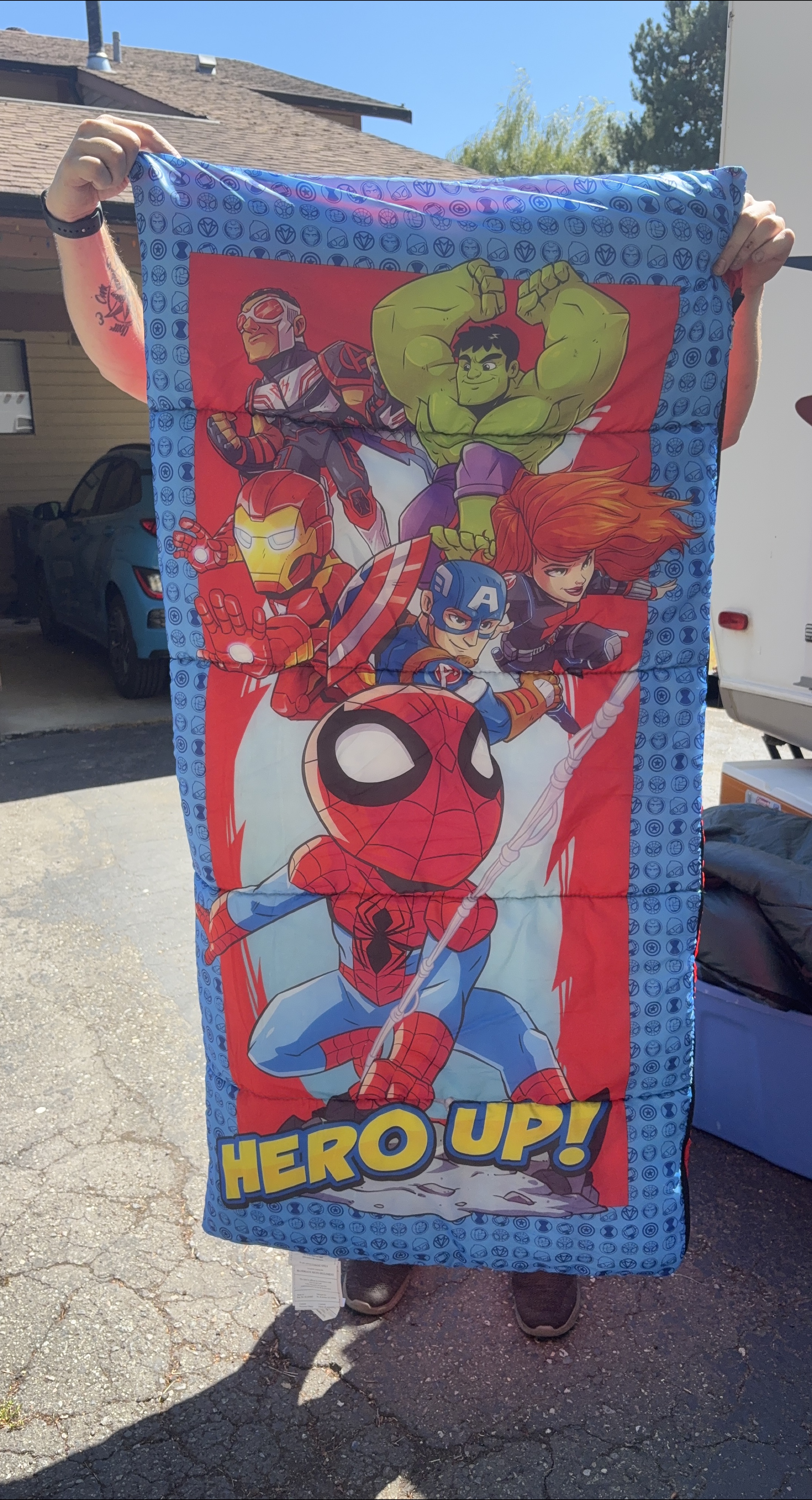 Marvel Avengers Kids Sleeping Bag thumbnail