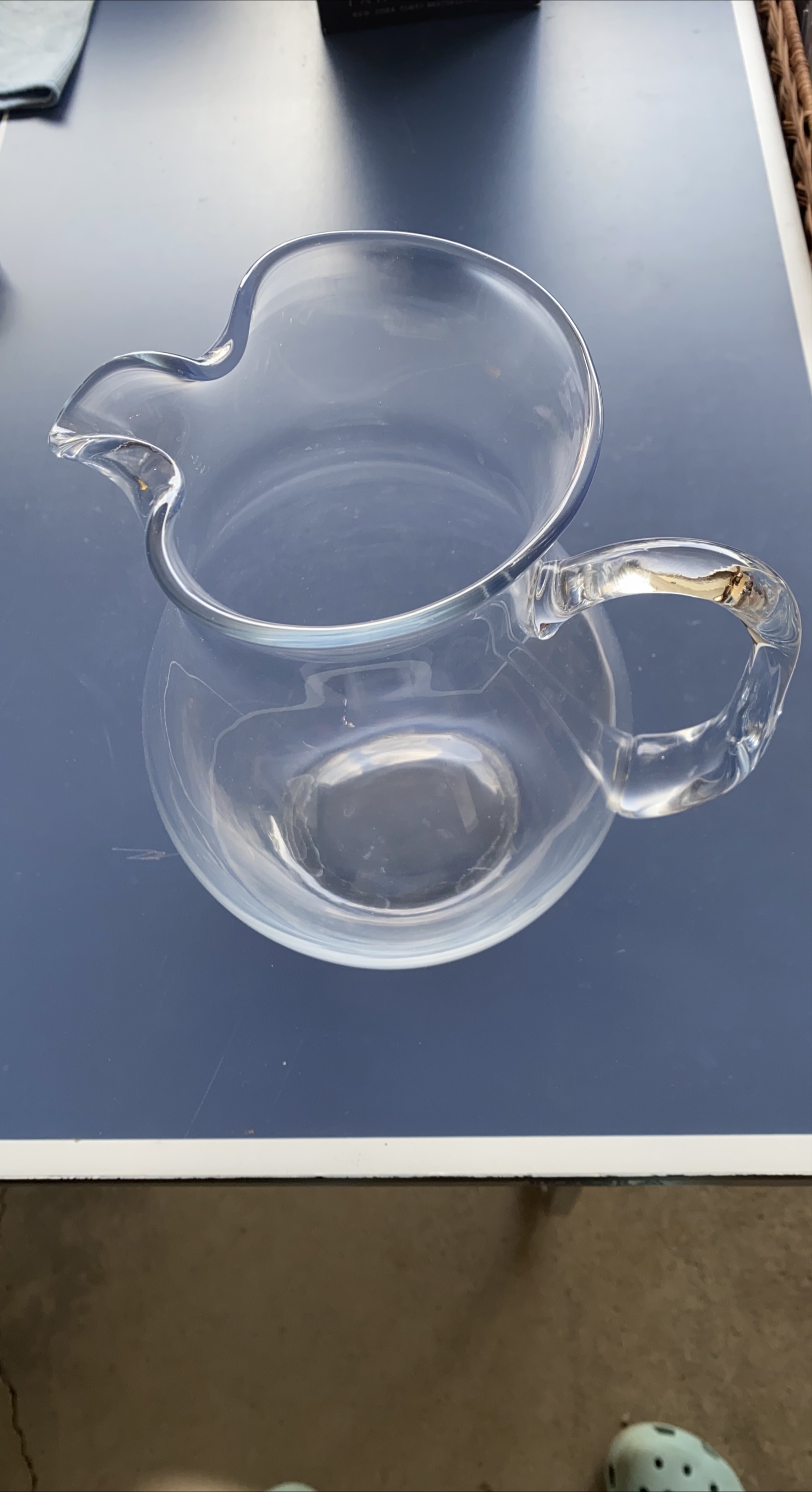 Clear Glass Pitcher
