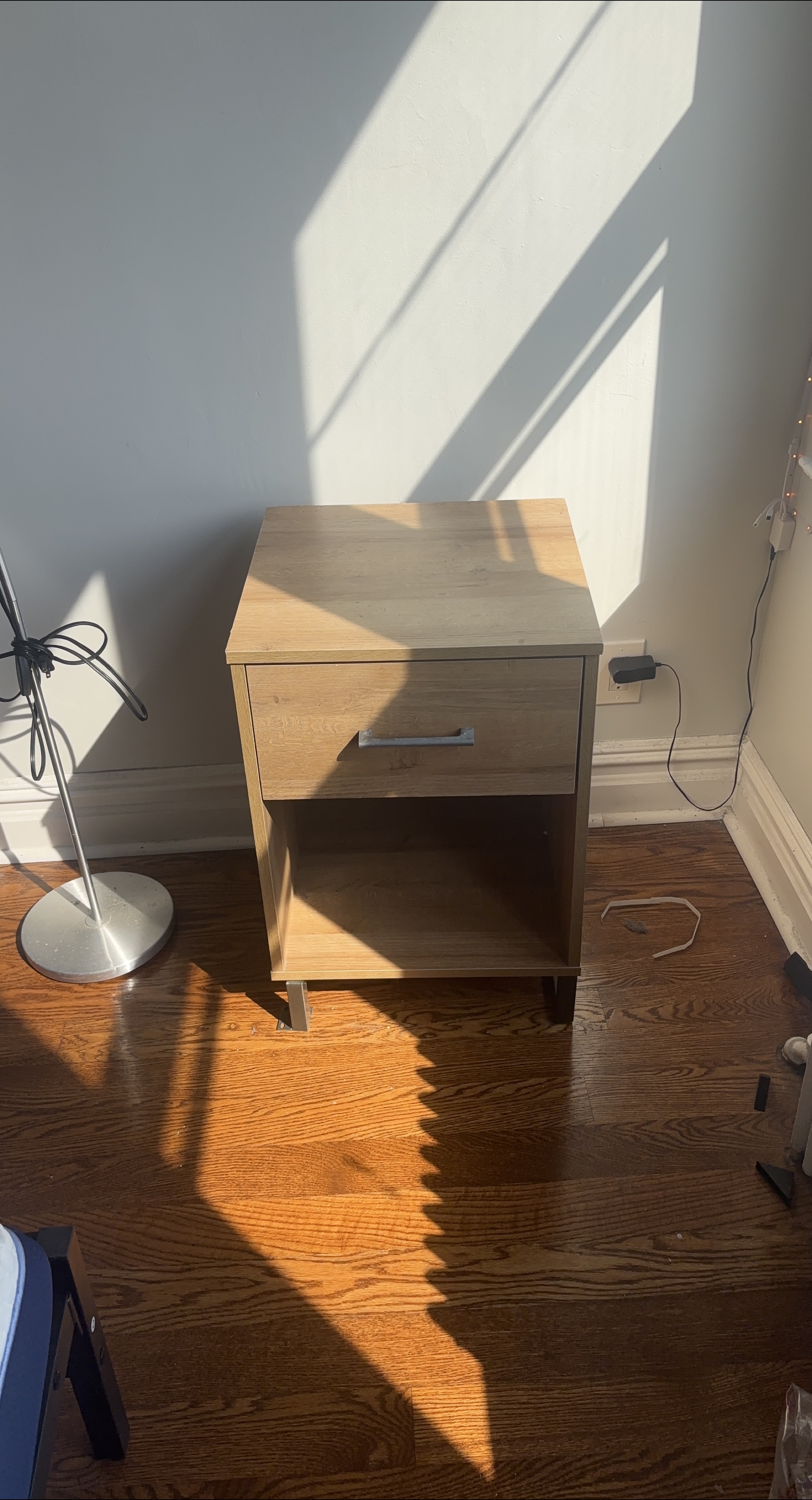 Wood Nightstand with Drawer thumbnail