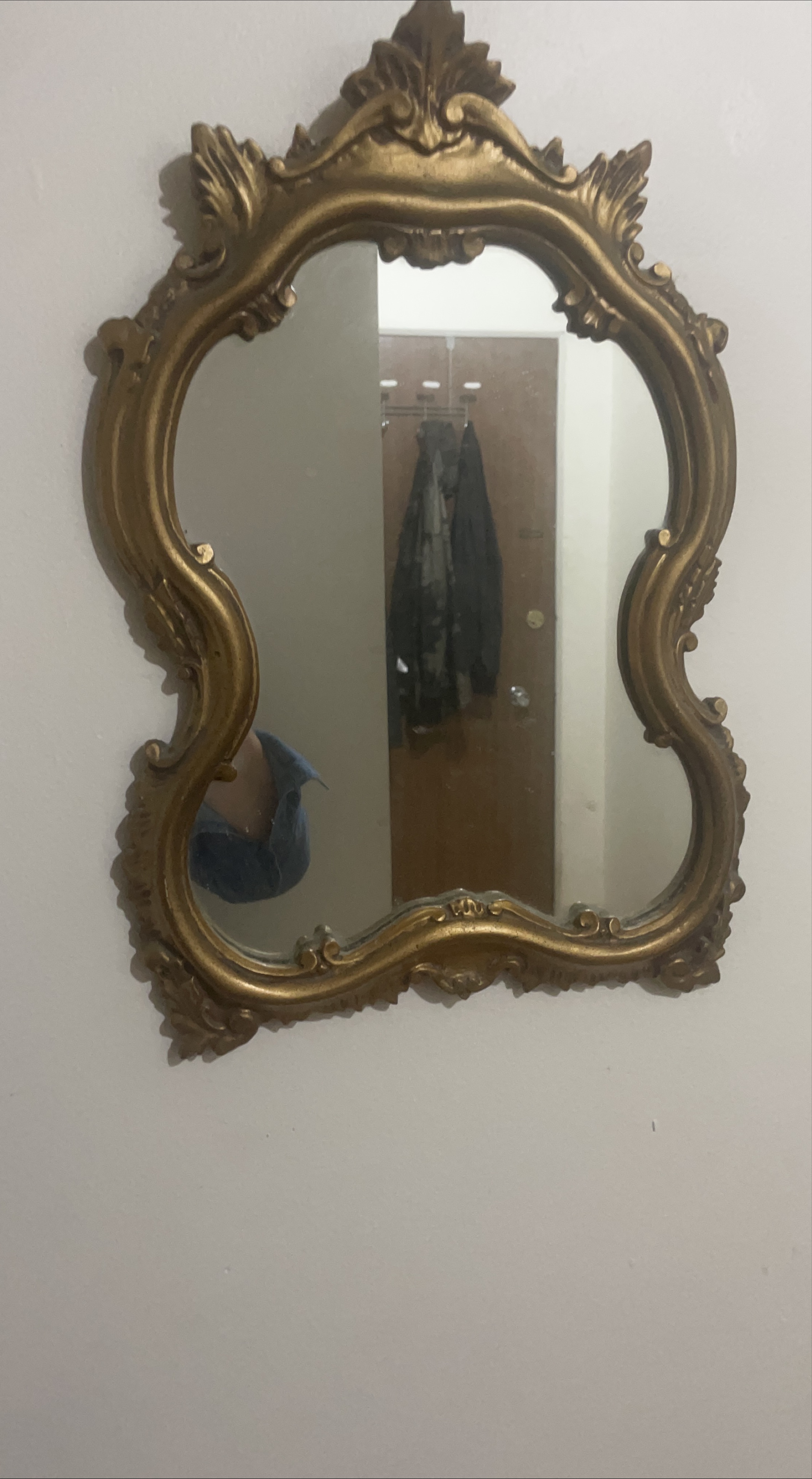 Ornate Gold Framed Mirror thumbnail