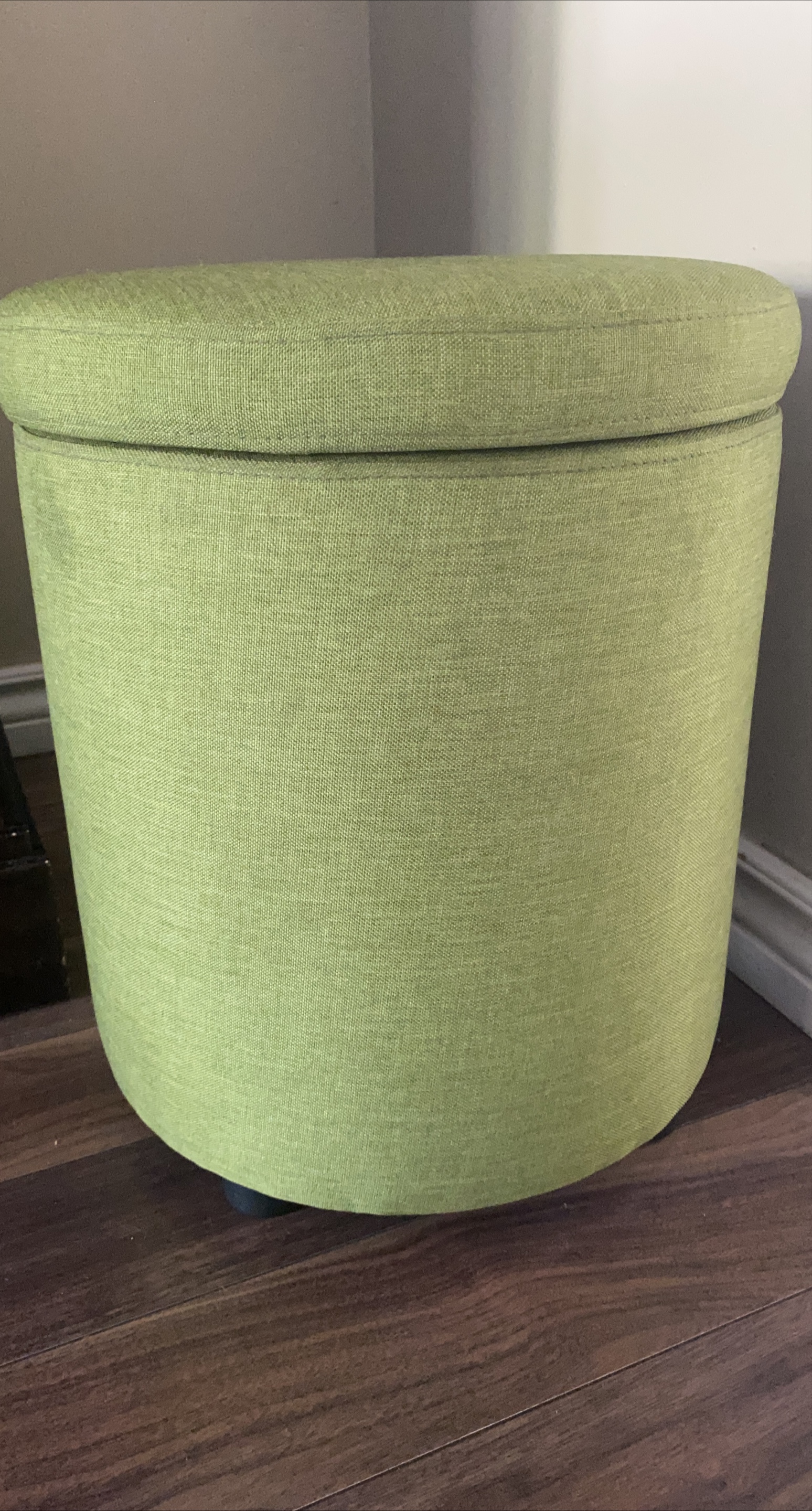 Green Storage Ottoman thumbnail