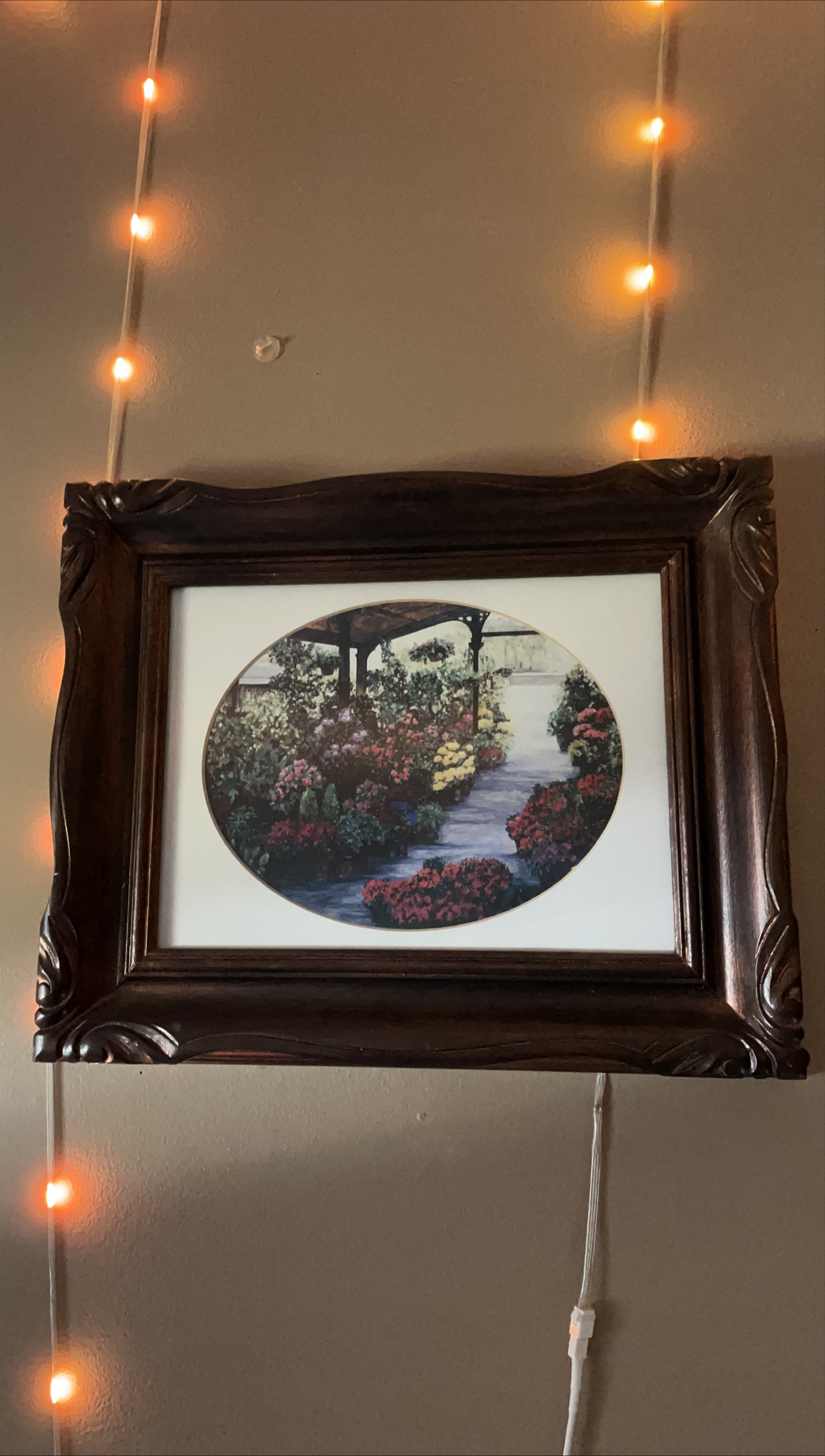 Framed Floral Garden Print thumbnail