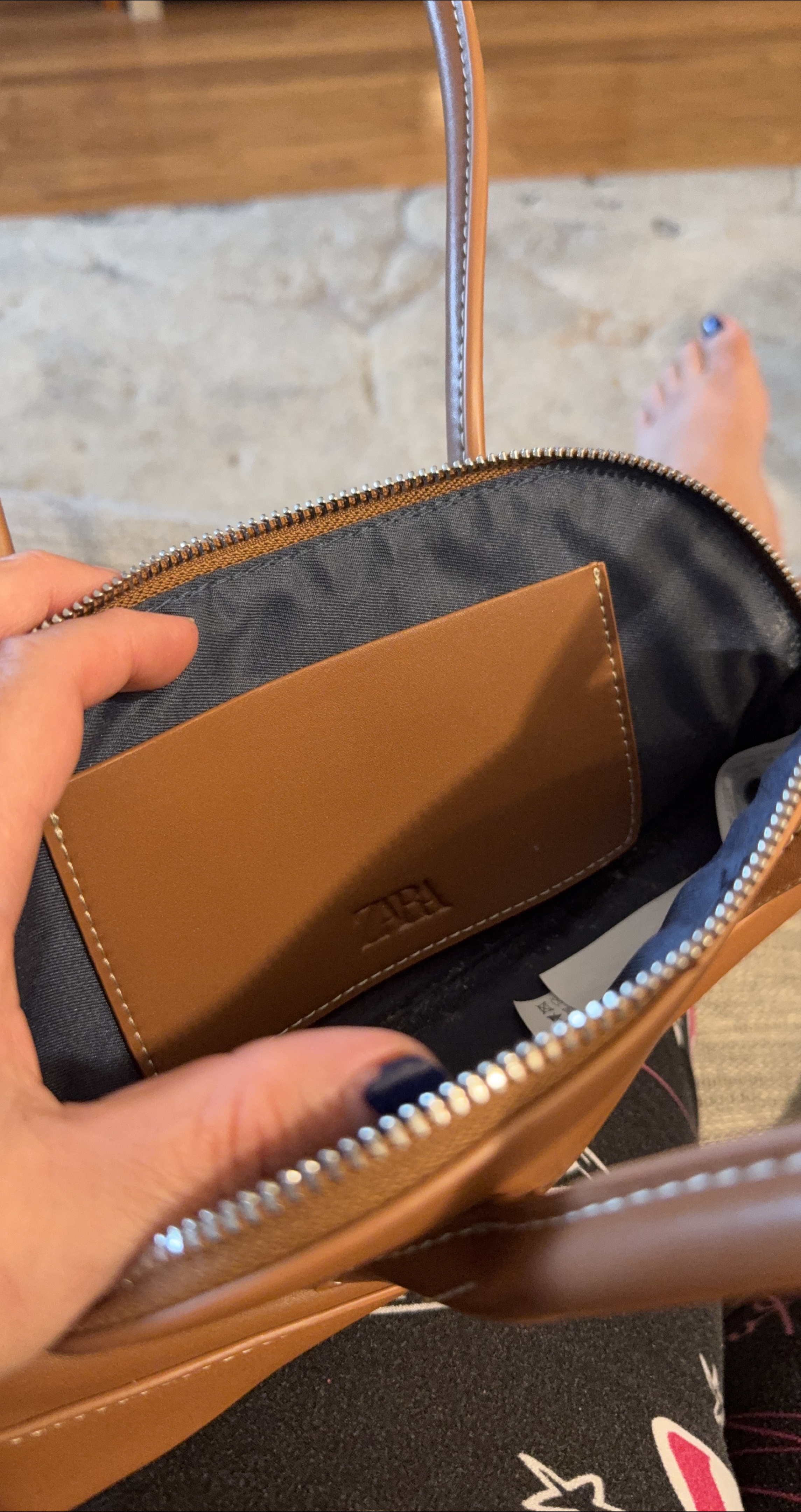 Zara Brown Handbag thumbnail