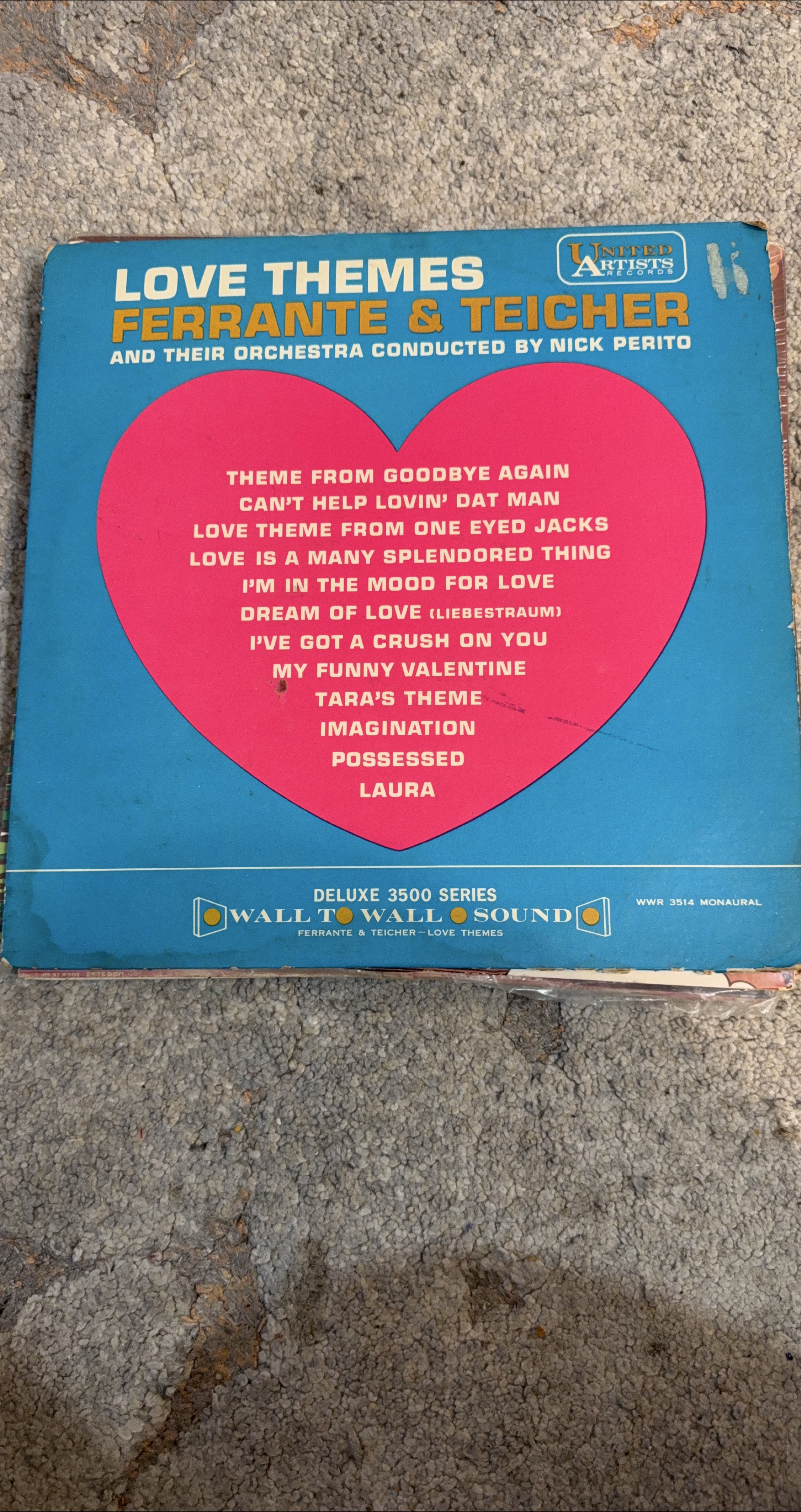 Ferrante & Teicher Love Themes Vinyl Record thumbnail