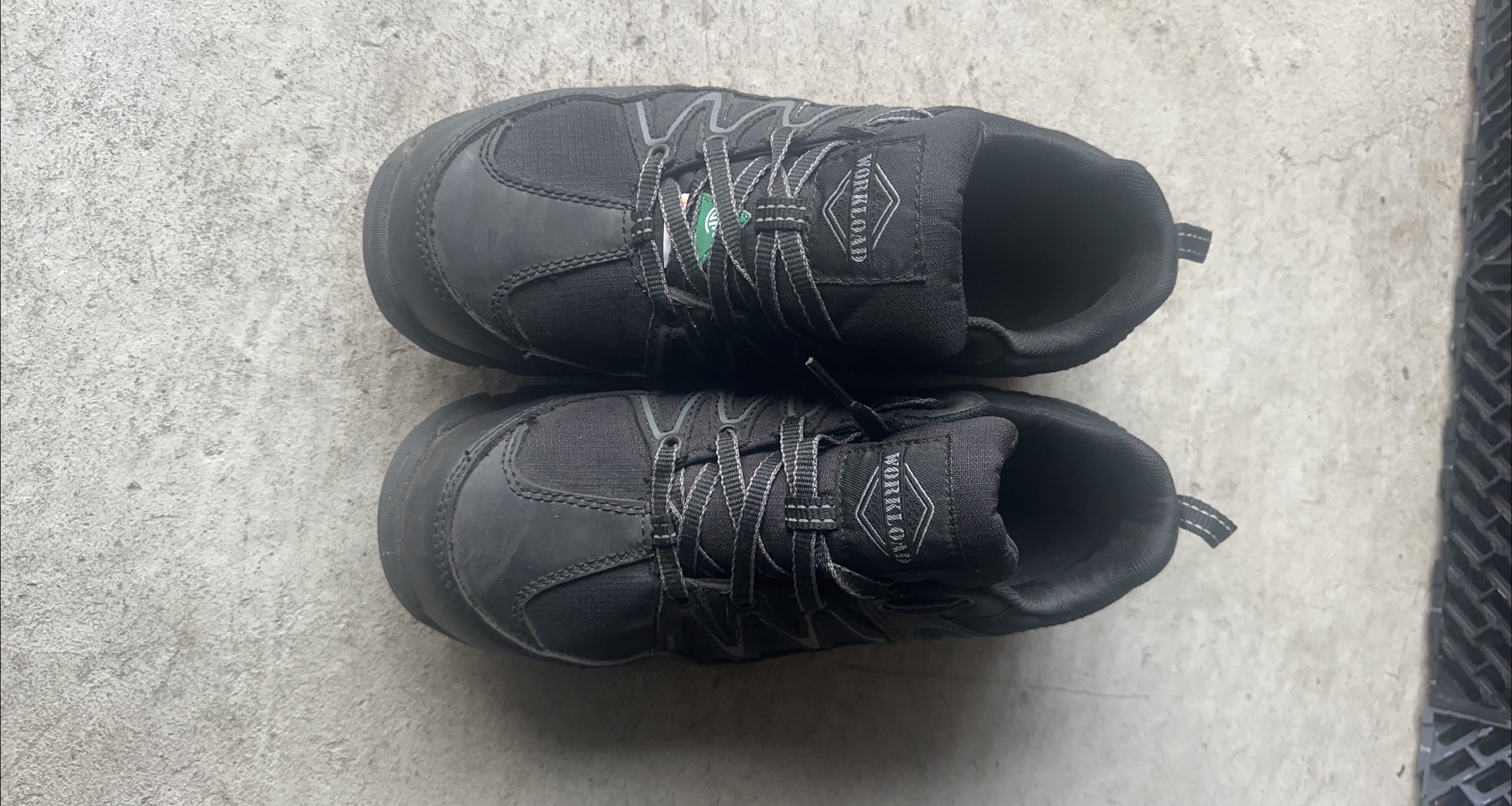 Workload Black Work Shoes