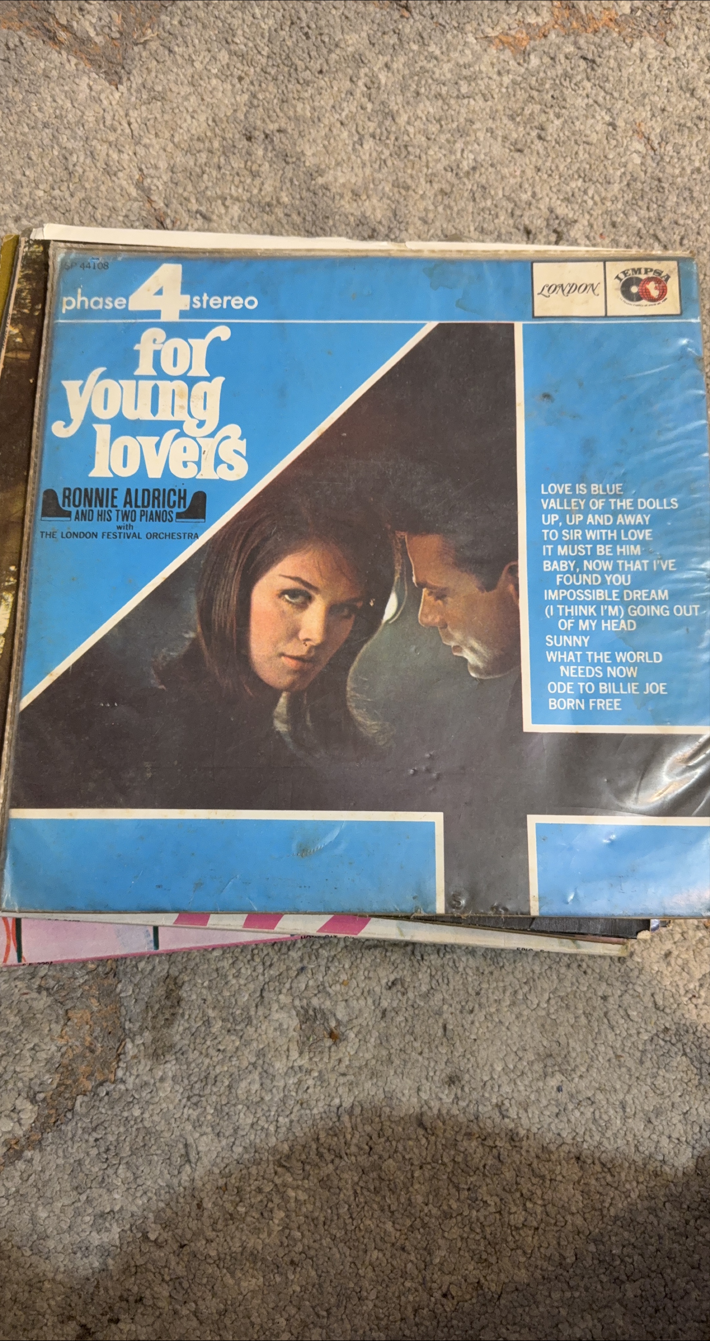 Ronnie Aldrich - For Young Lovers Vinyl Record thumbnail