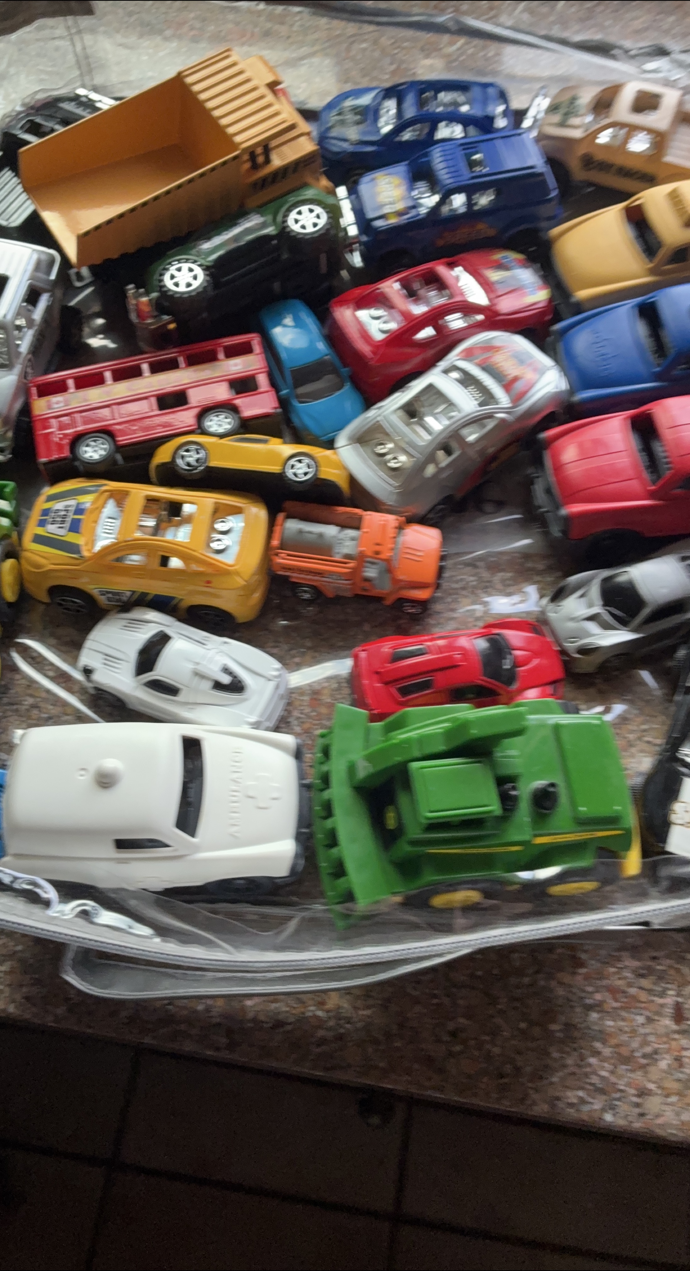 Bag of toy cars thumbnail