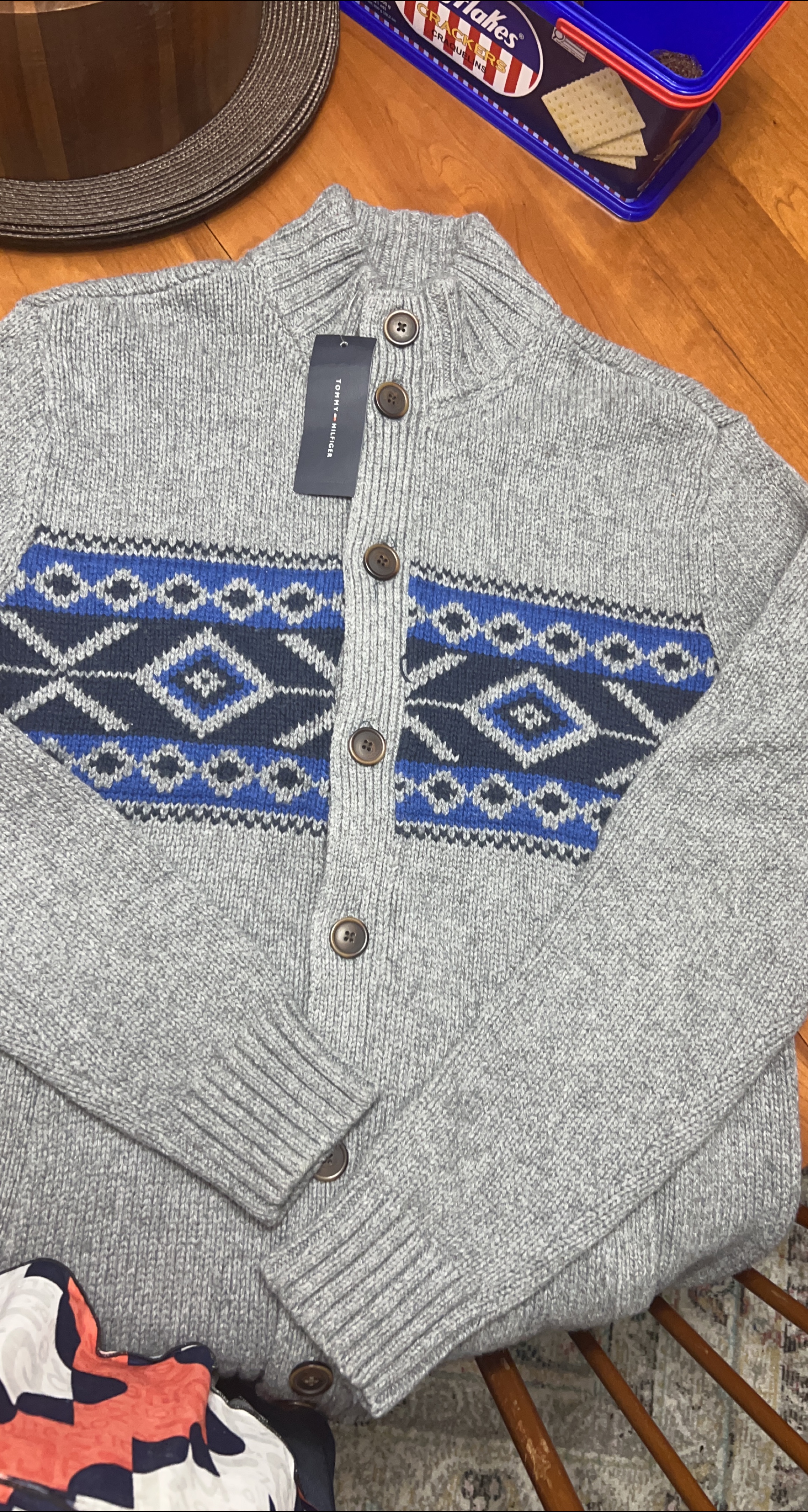Tommy Hilfiger Grey Cardigan thumbnail