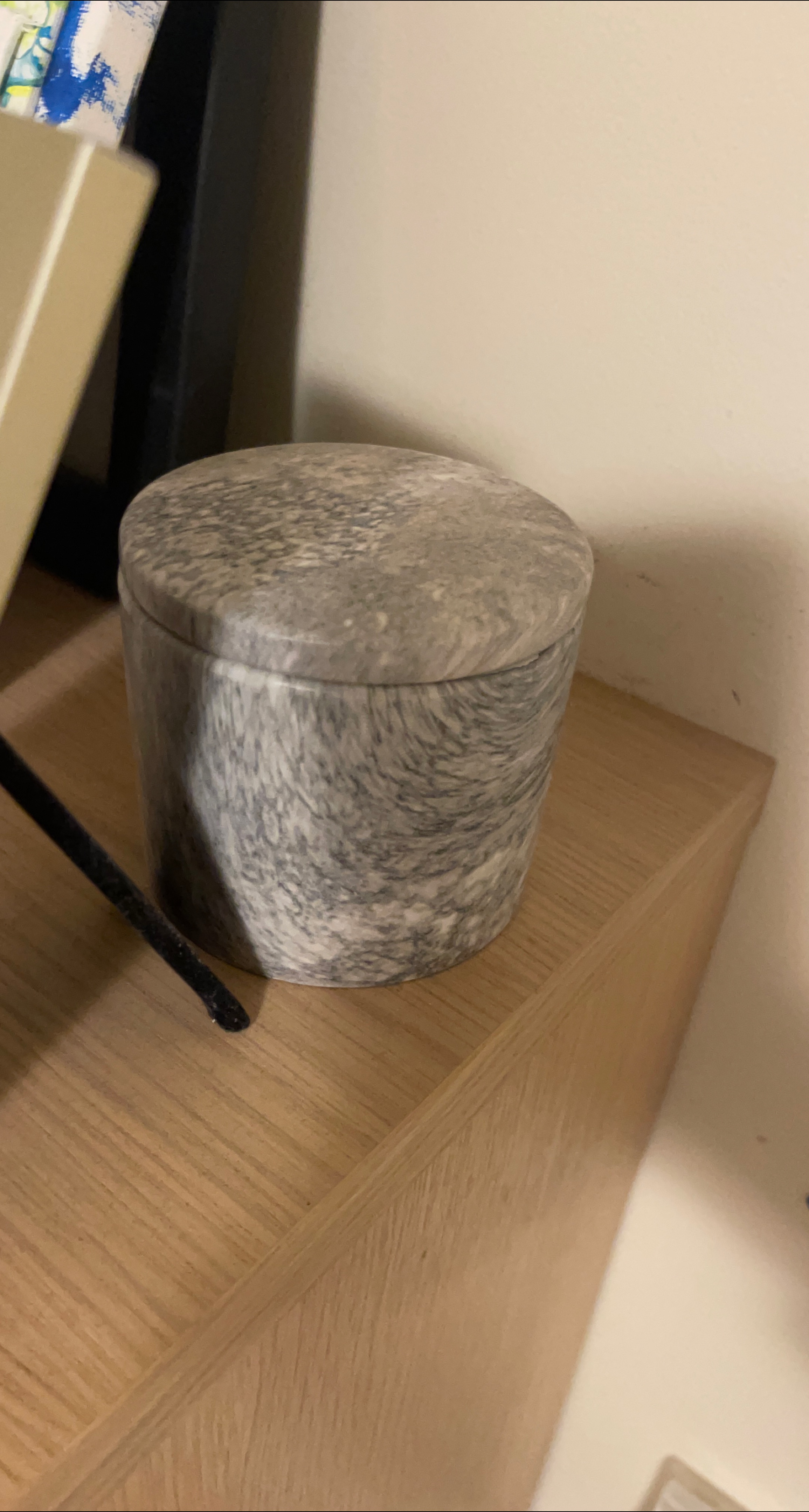 Marble Jar with Lid
