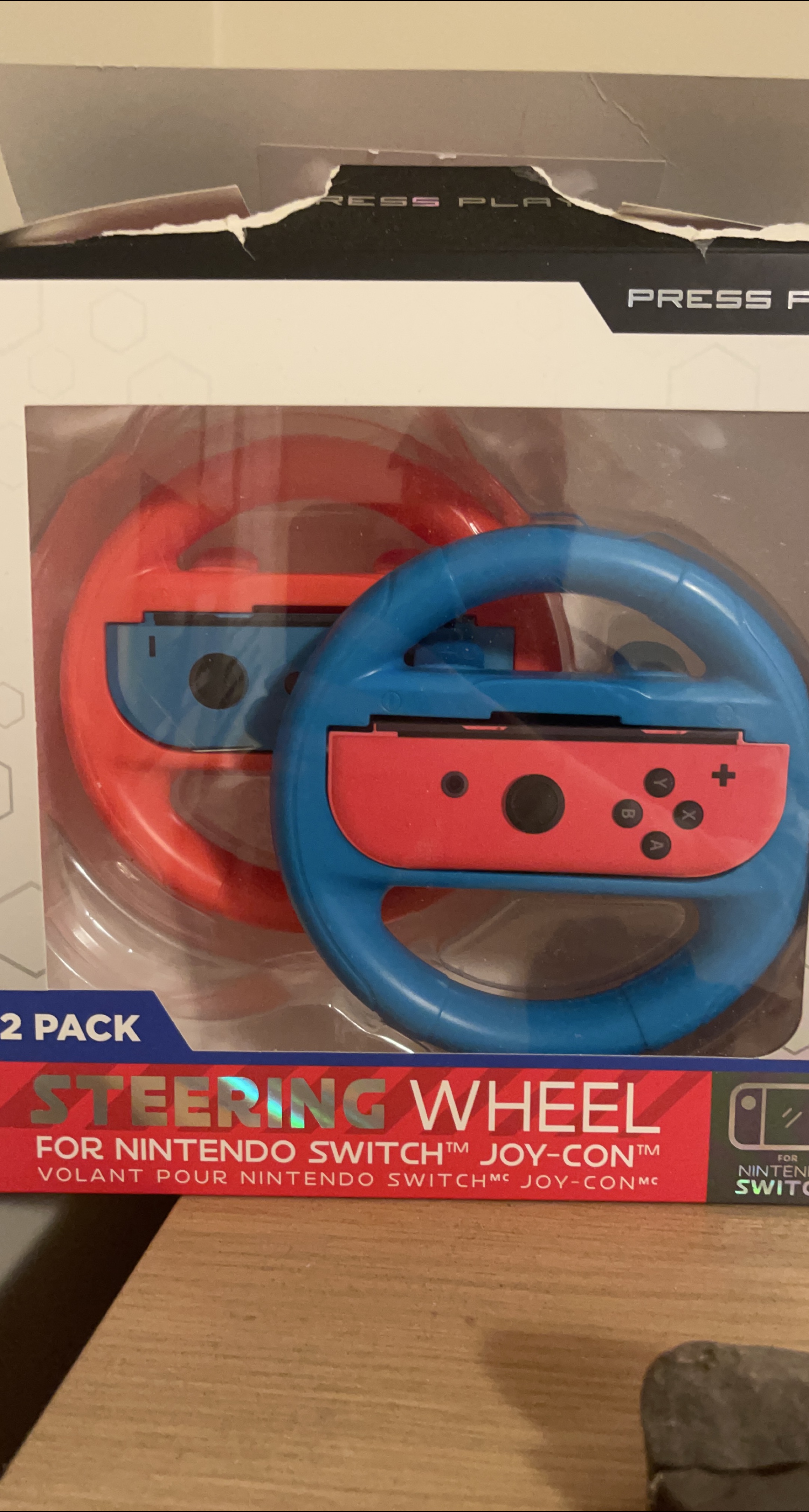 Press Play Steering Wheel 2-Pack for Nintendo Switch thumbnail