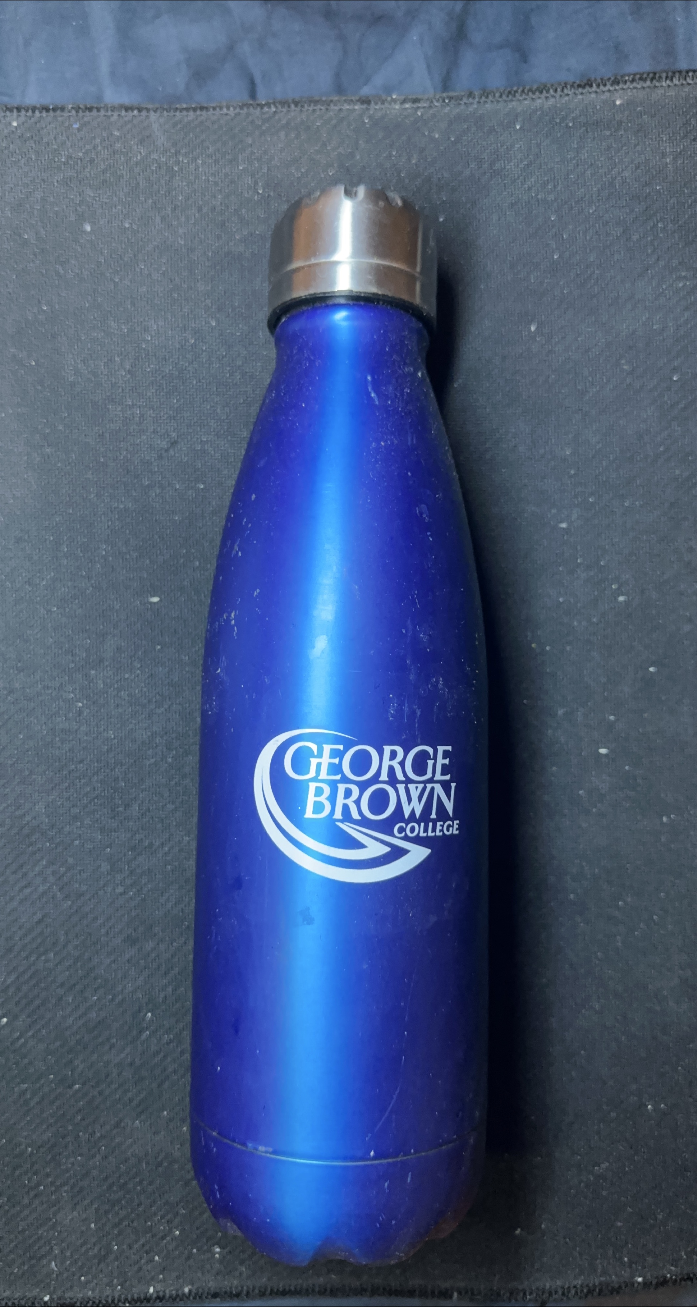 George Brown College Blue Water Bottle