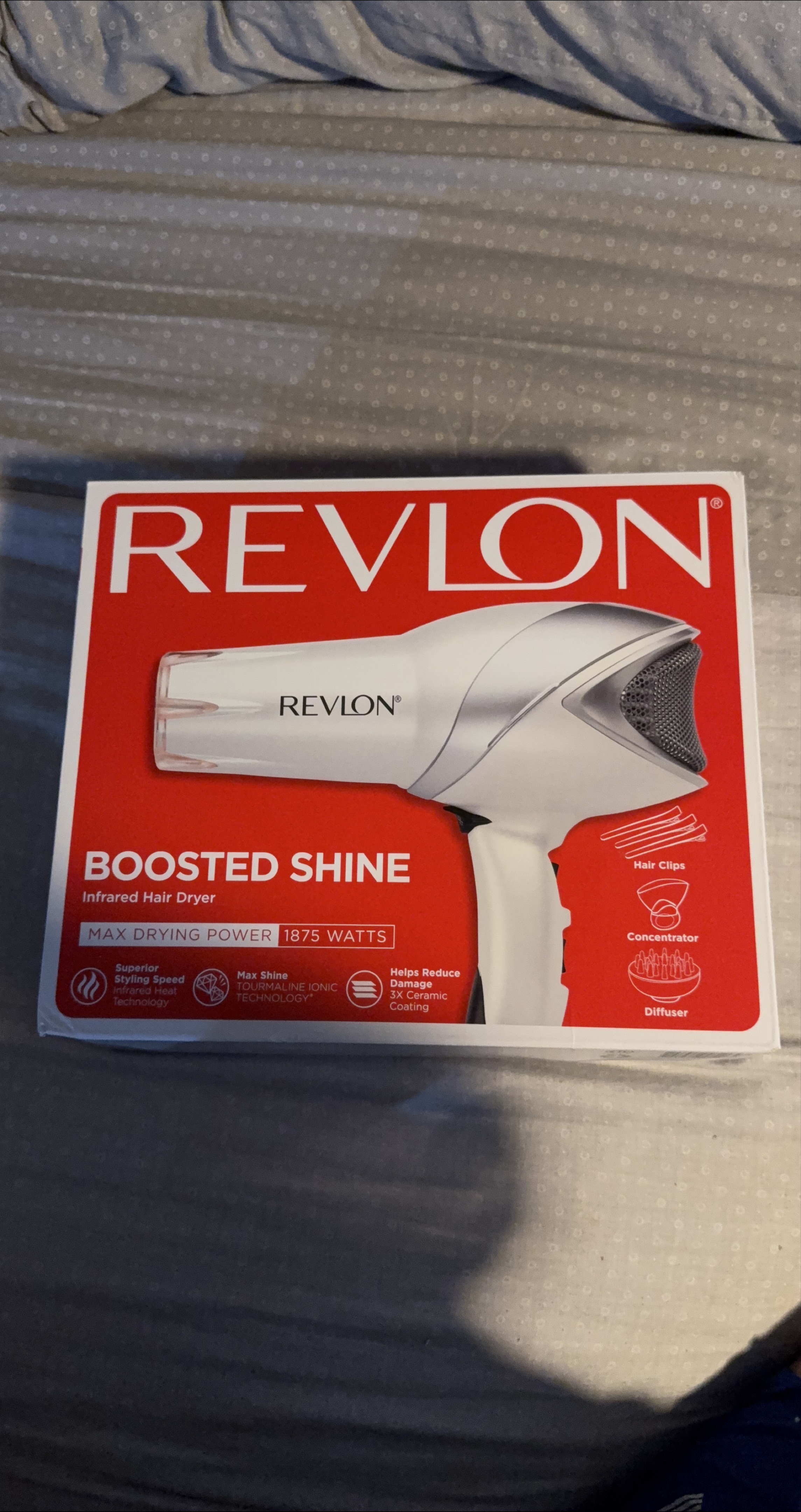 New Revlon Boosted Shine Infrared Hair Dryer thumbnail