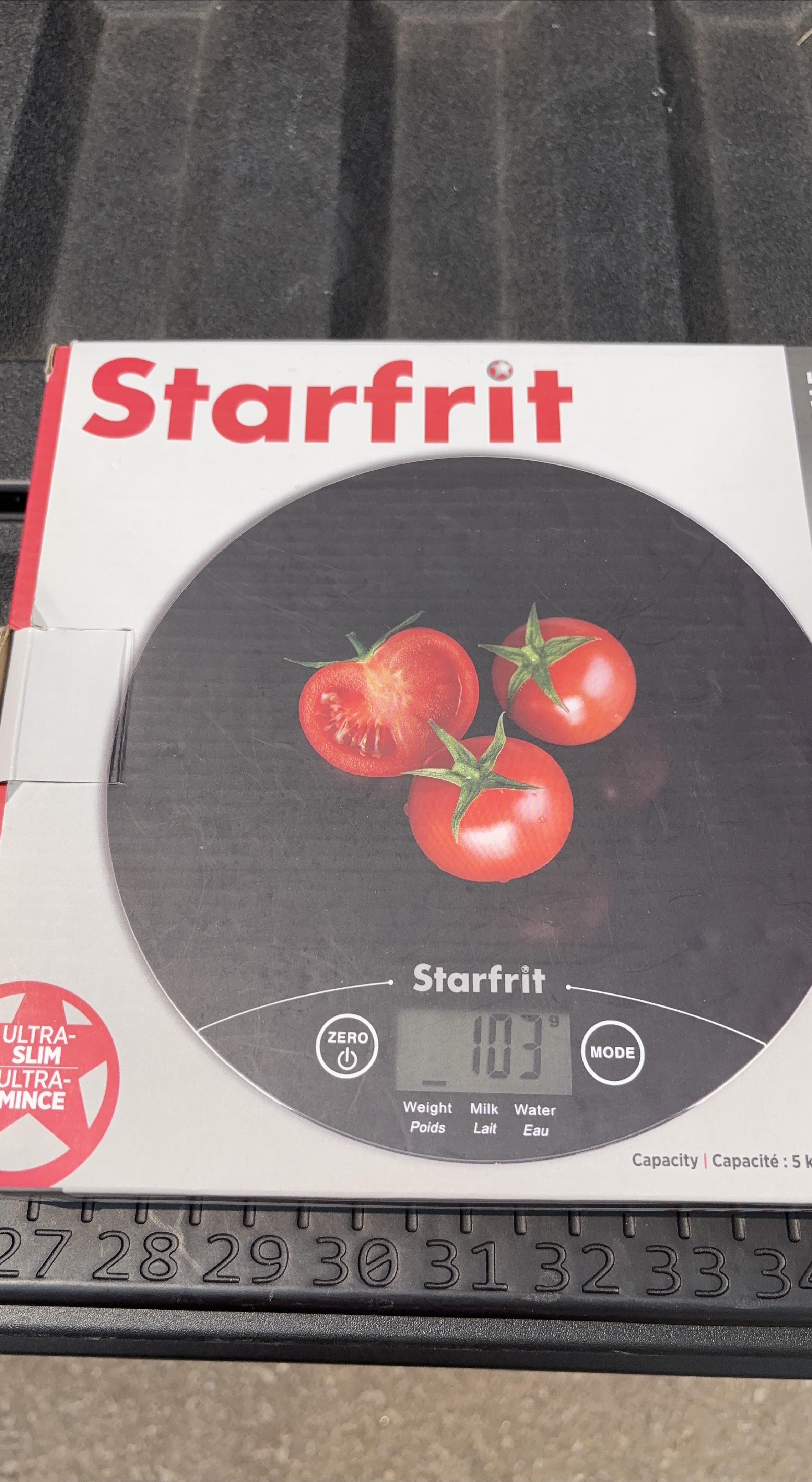Starfrit Digital Kitchen Scale - Ultra Slim thumbnail
