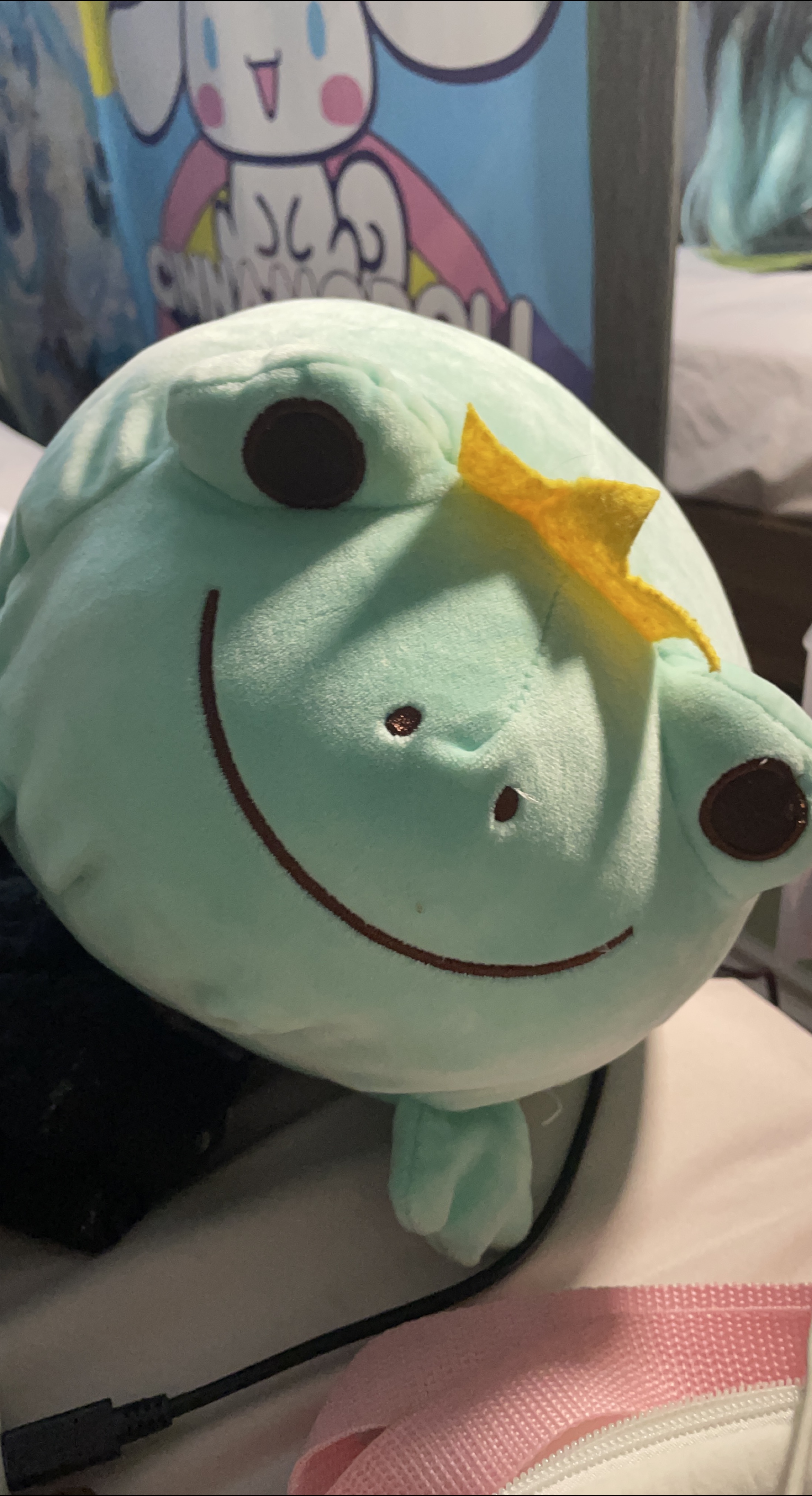 Cute Plushie Frog Pillow thumbnail