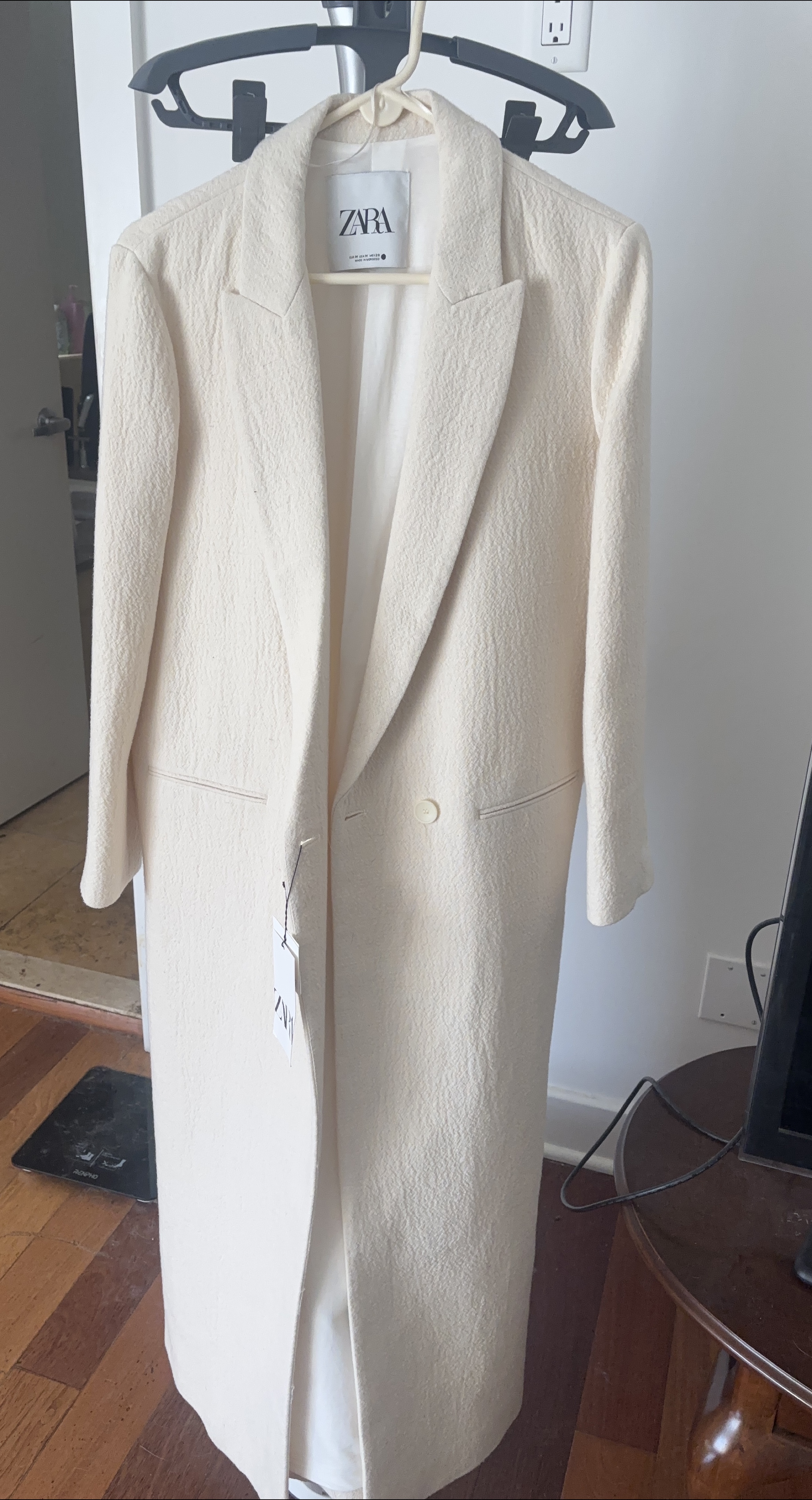 Zara Wool Blend Coat - Size M- New With Tags thumbnail