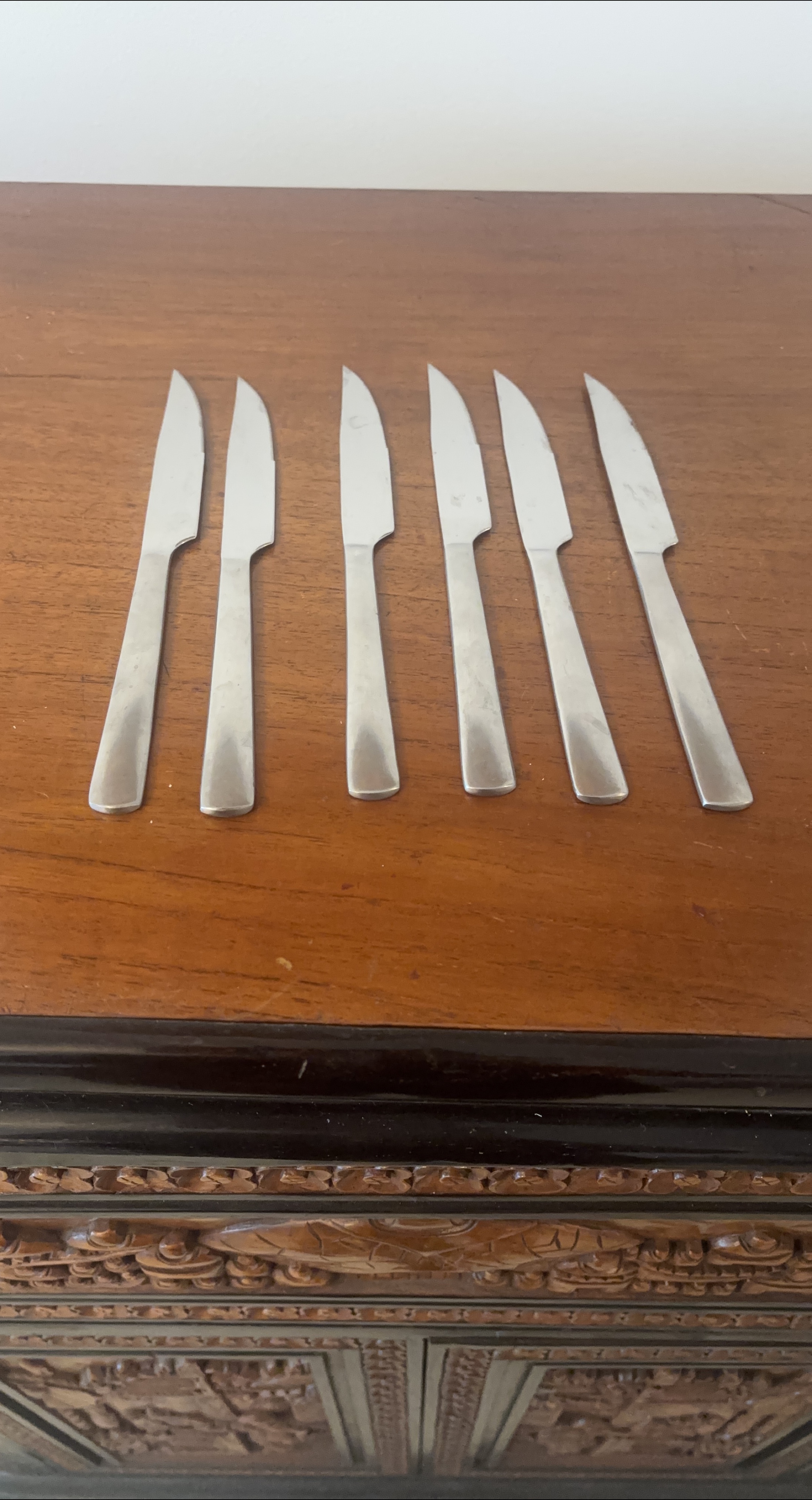 Set of 6 Stainless Steel Knives thumbnail