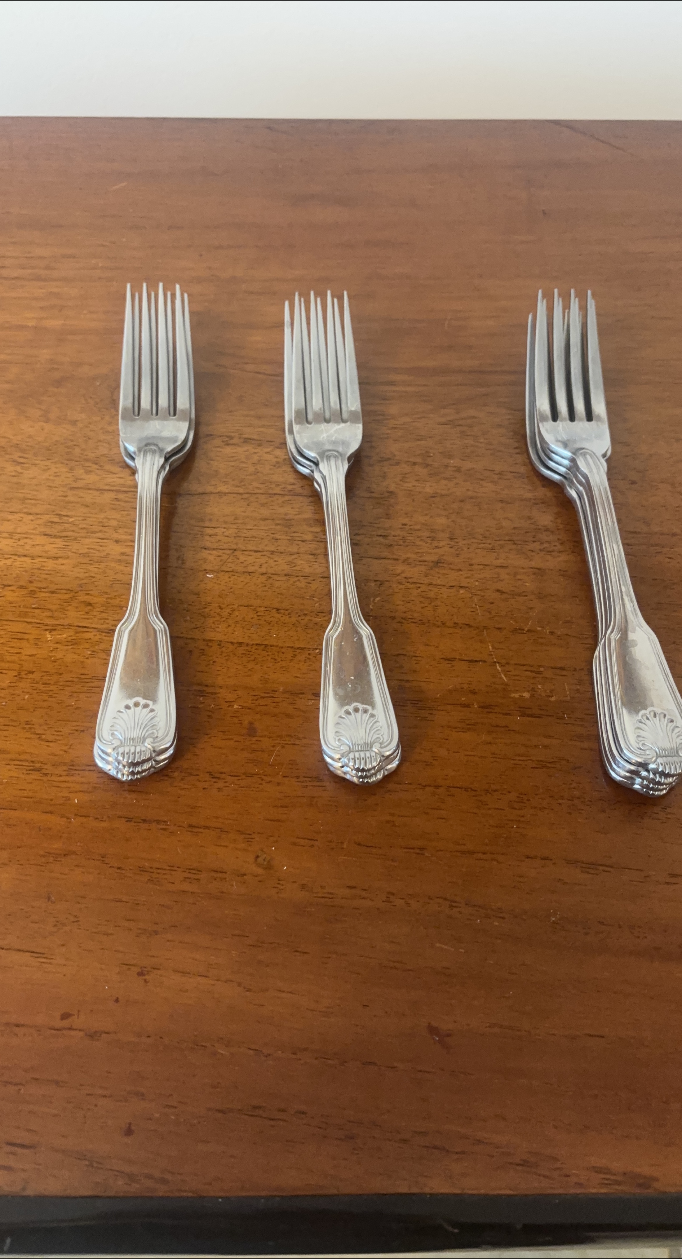 Stainless Steel Fork Set Of 10 thumbnail