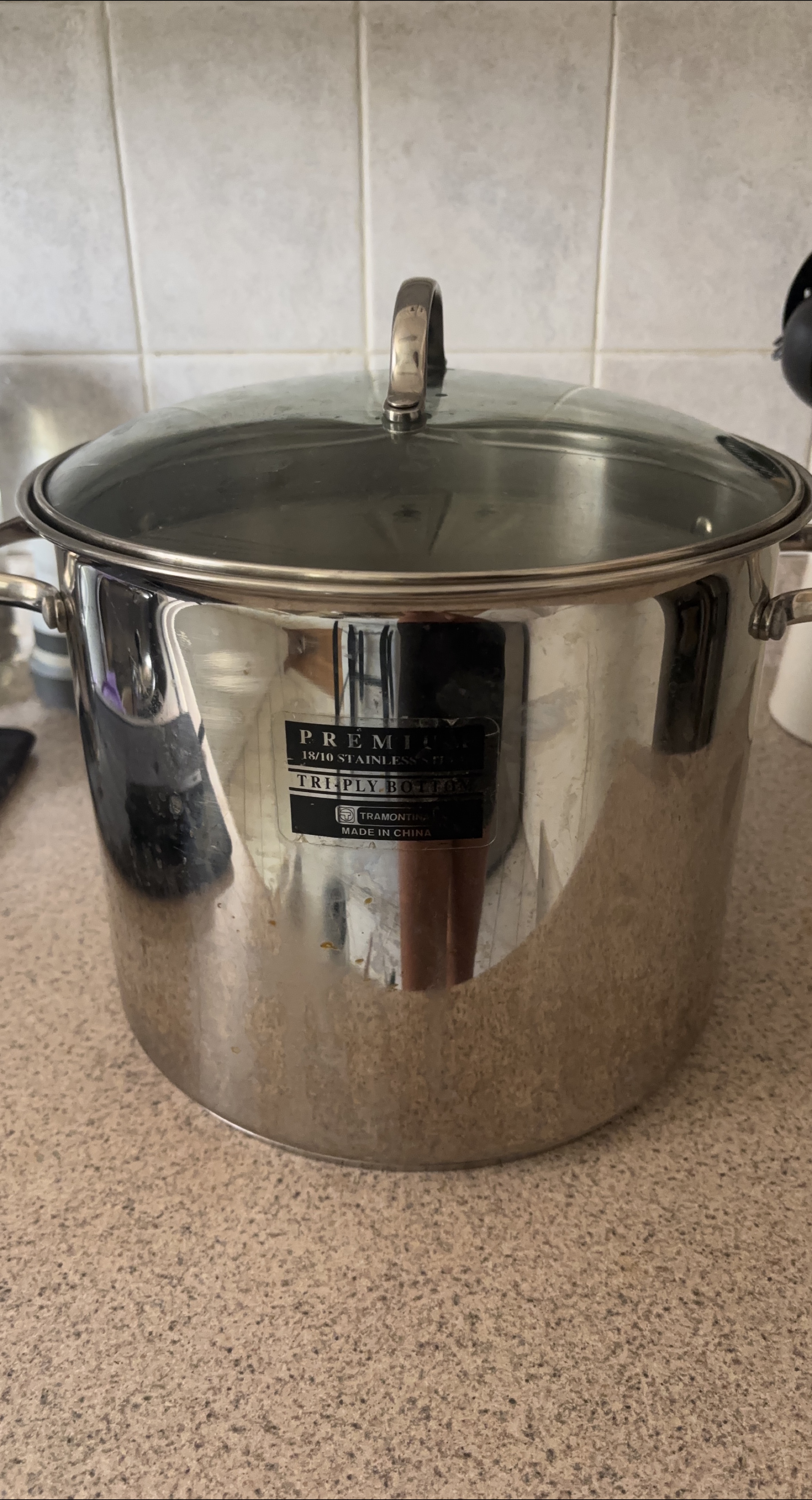 Tramontina Premium 18/10 Stainless Steel Stock Pot thumbnail